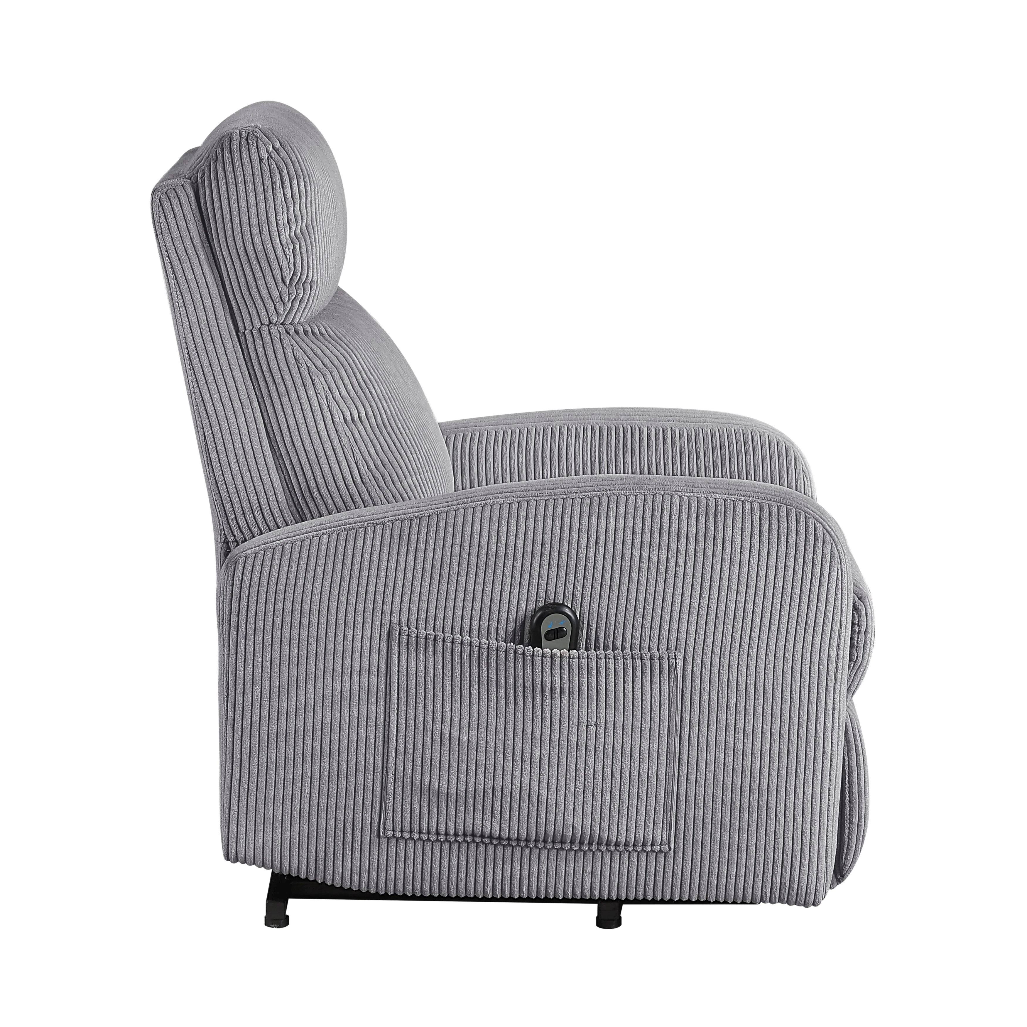 Parsons Dark Gray Power Lift Chair - Image 4