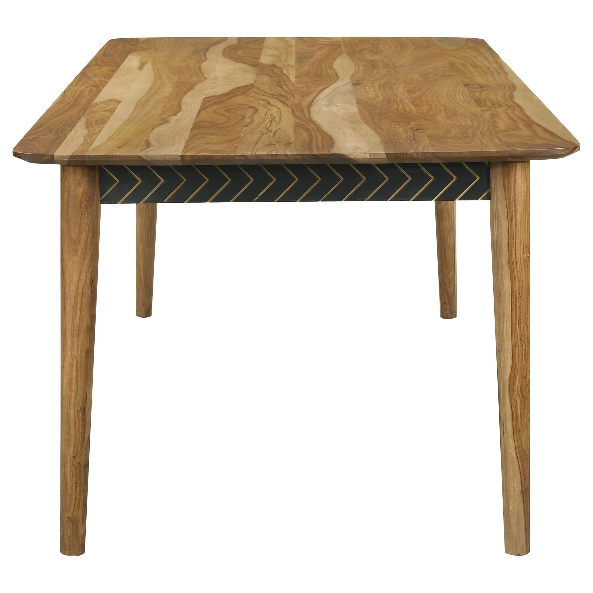 Partridge Natural Sheesham and Espresso 6-Piece Dining Set - Image 4