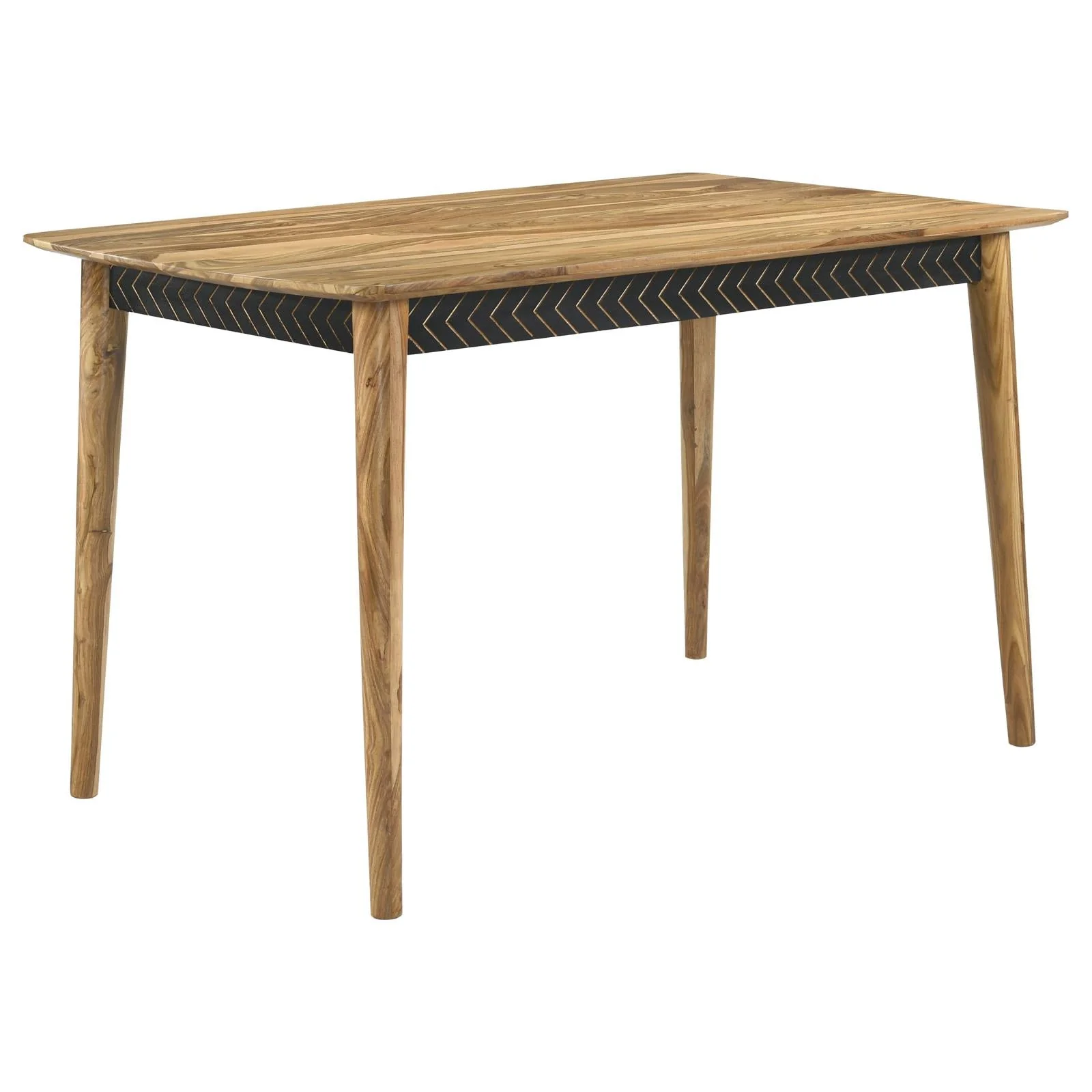 Partridge Natural Sheesham and Espresso Rectangular Counter Height Dining Set - Image 3