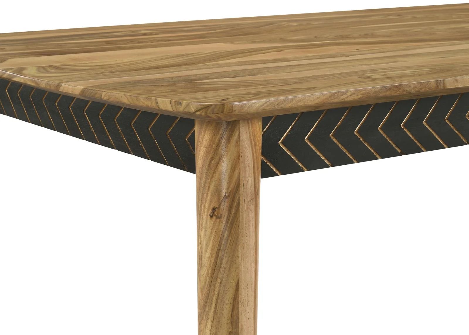 Partridge Natural Sheesham and Espresso Rectangular Counter Height Dining Set - Image 7