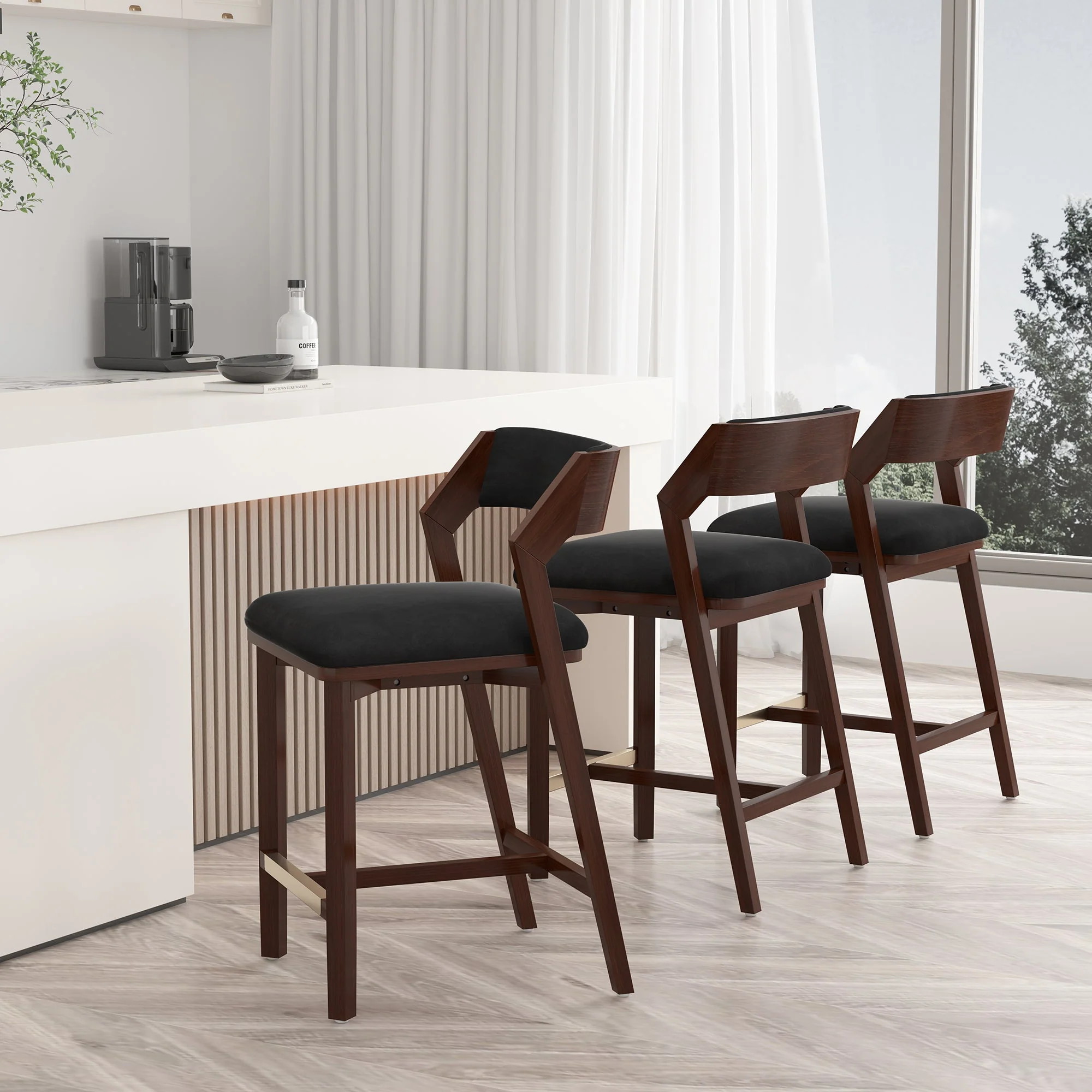Patricia Counter Stool in Black - Image 11
