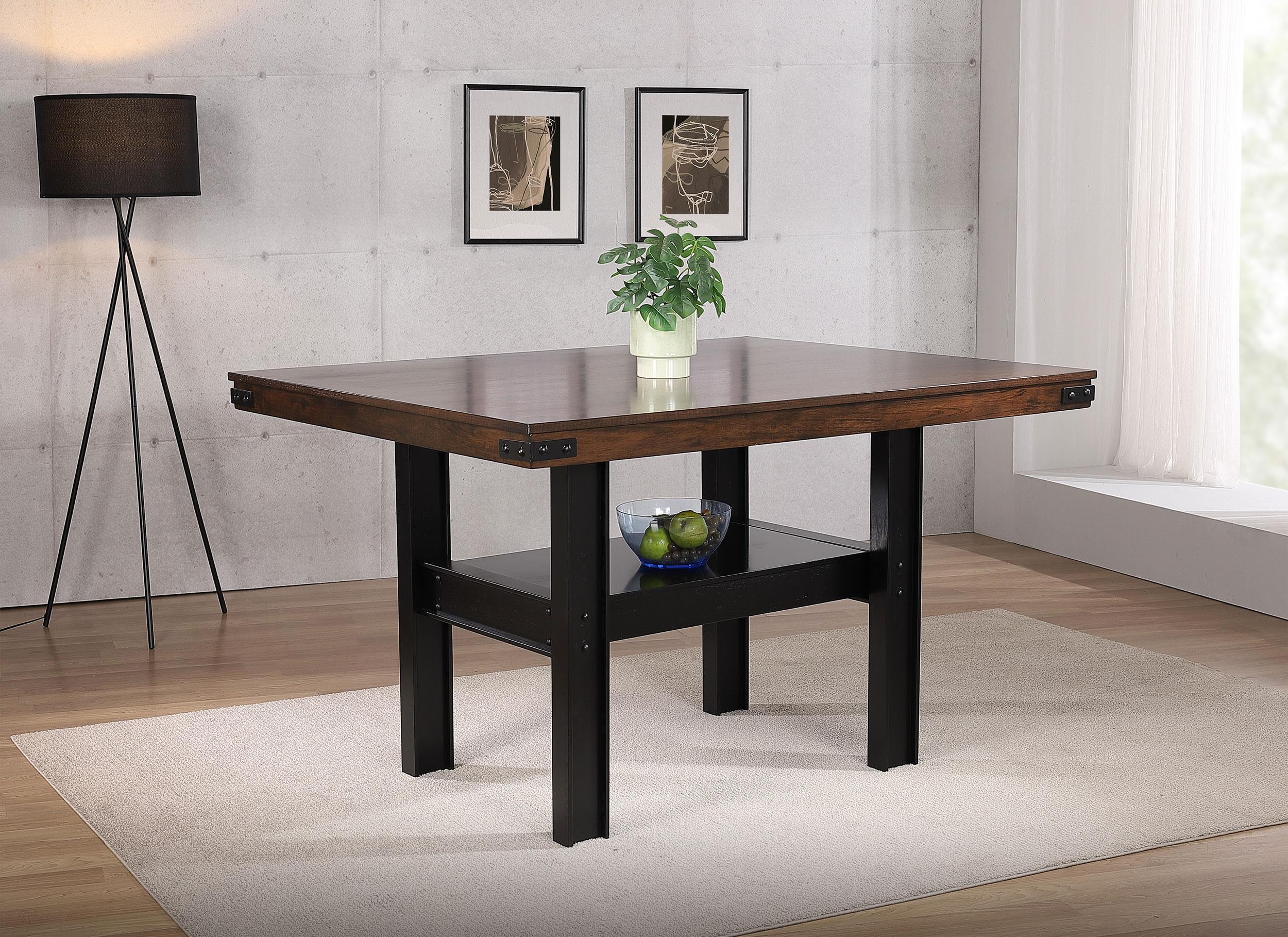 Patterson Mango Oak Rectangular Counter Height Dining Table
