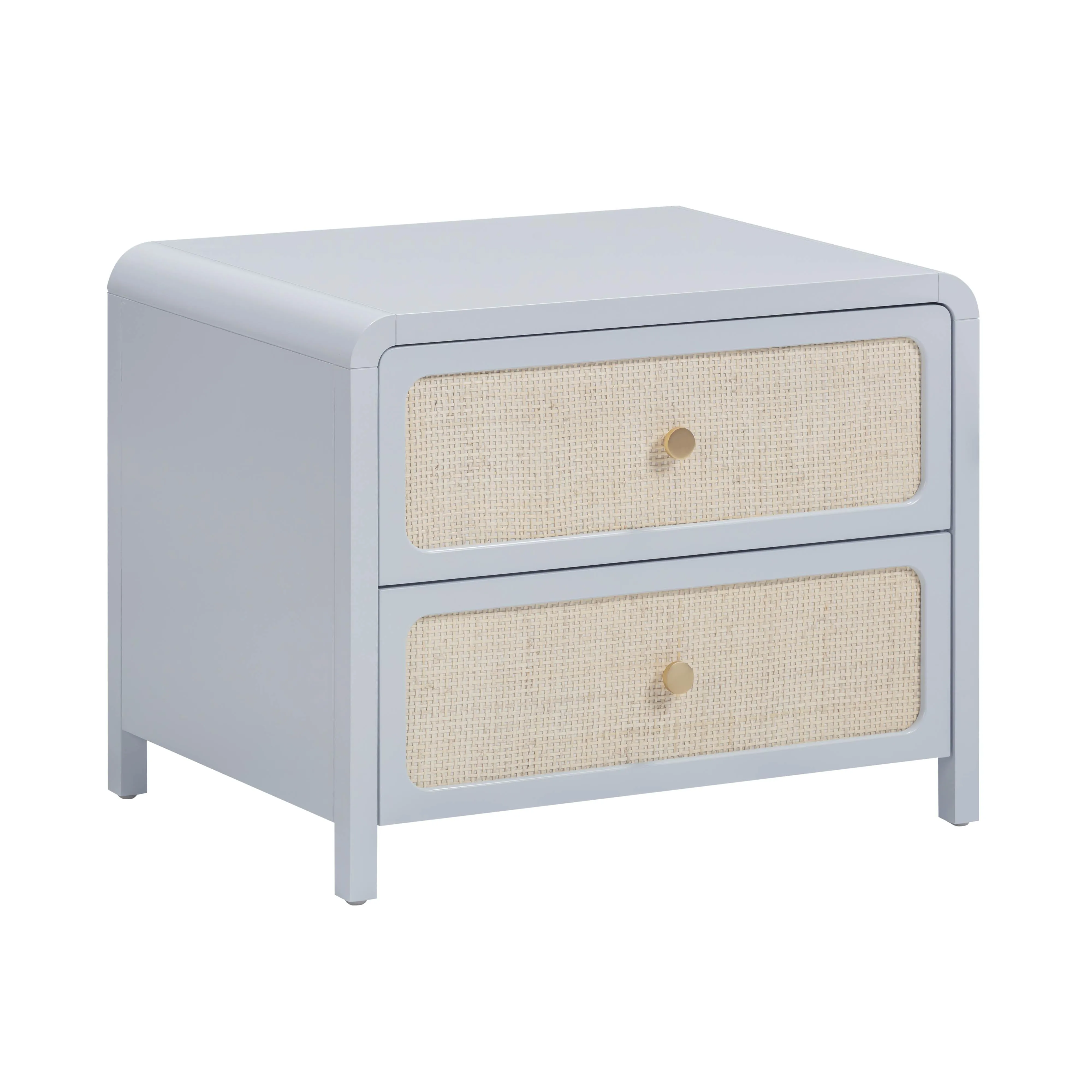 Patty Rattan 2 Drawer Nightstand - Image 10