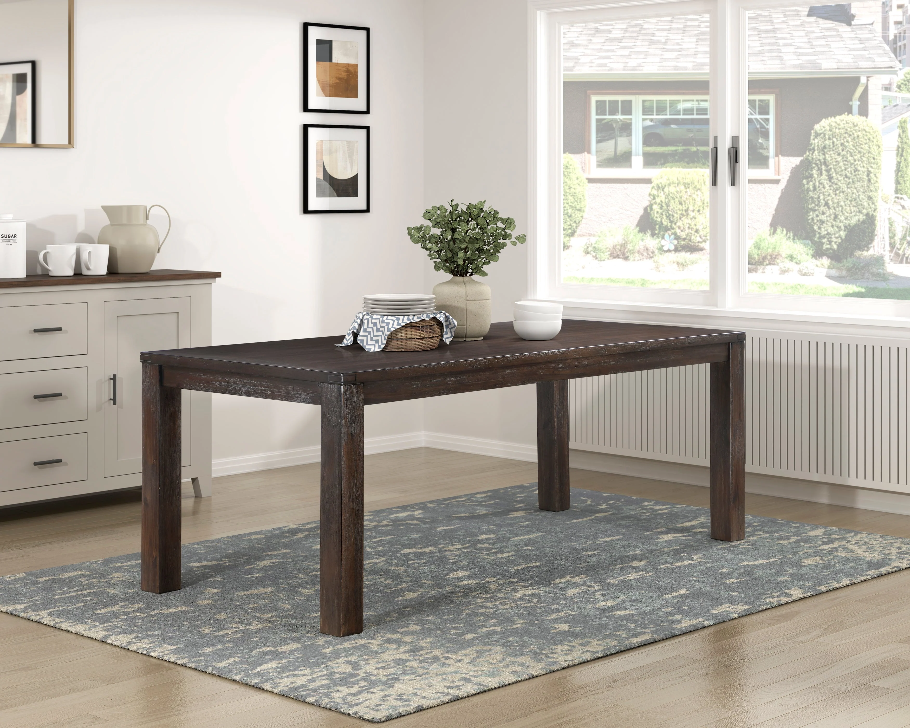 Paulson Dark Brown Dining Table - Image 7