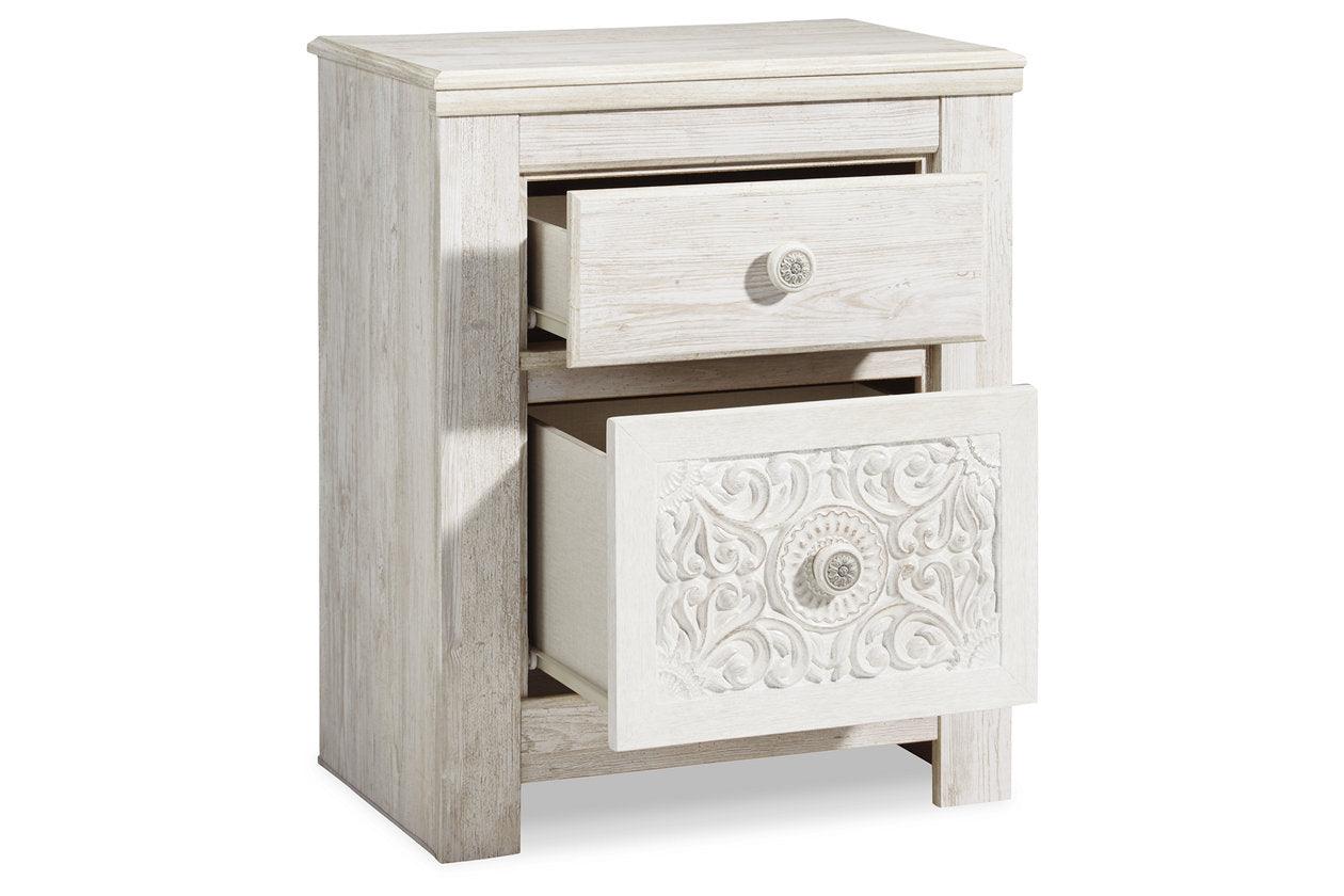 Paxberry Whitewash Nightstand - Image 2