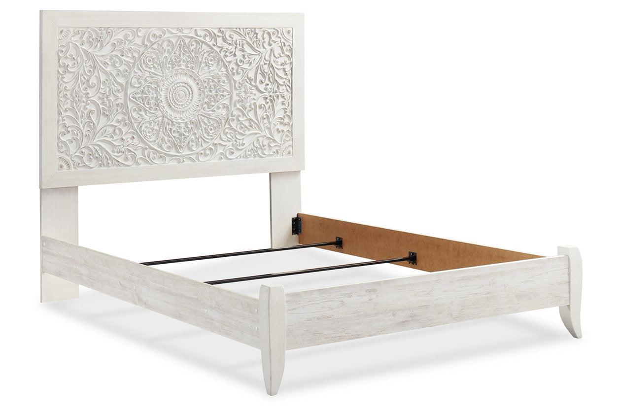 Paxberry Whitewash Queen Panel Bed - Image 4