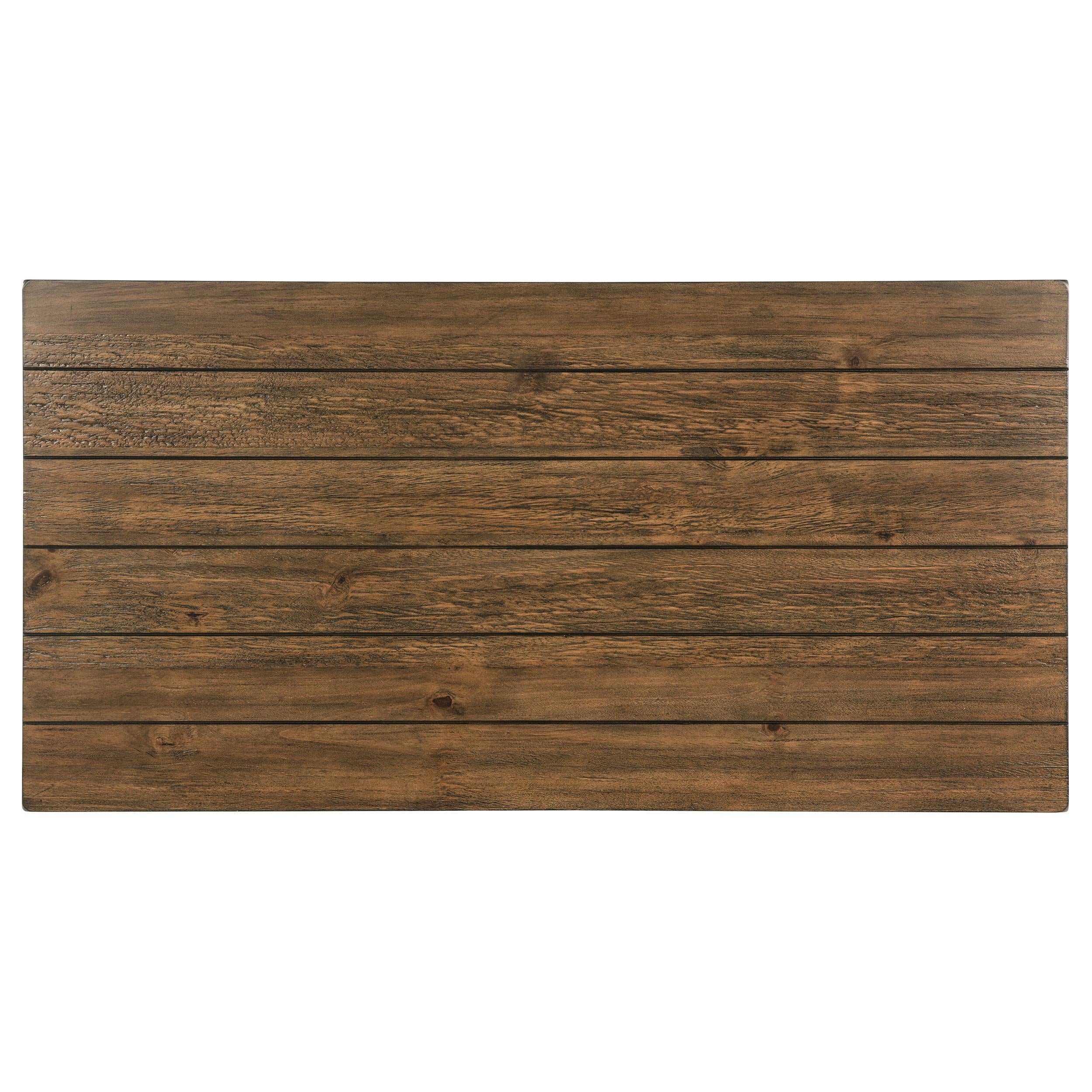 Payne Distressed Brown 3-Piece Coffee and 1-Drawer End Table Set - Image 9