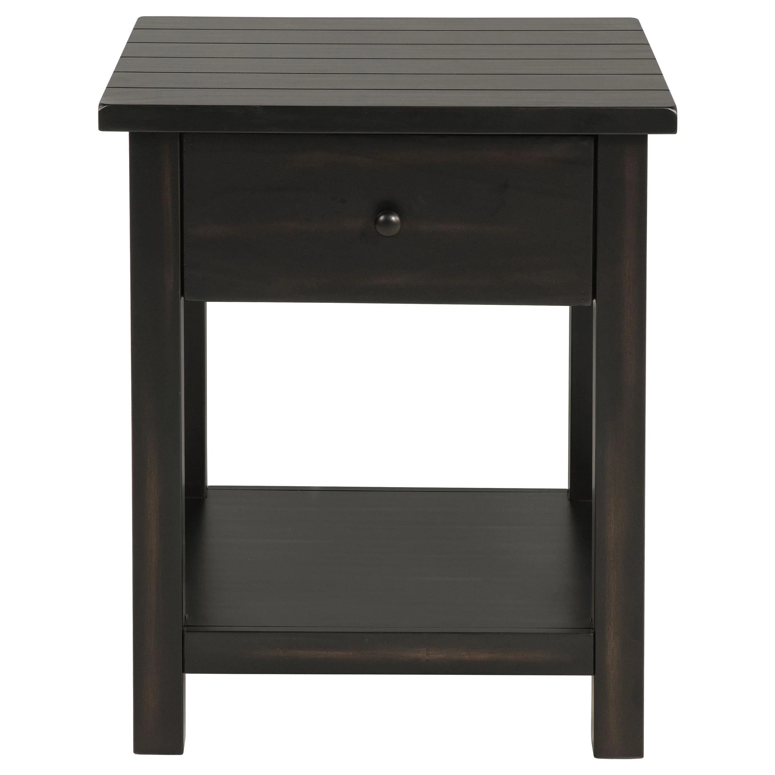 Payne Distressed Java 2-Piece Coffee and 1-Drawer End Table Set - Image 4