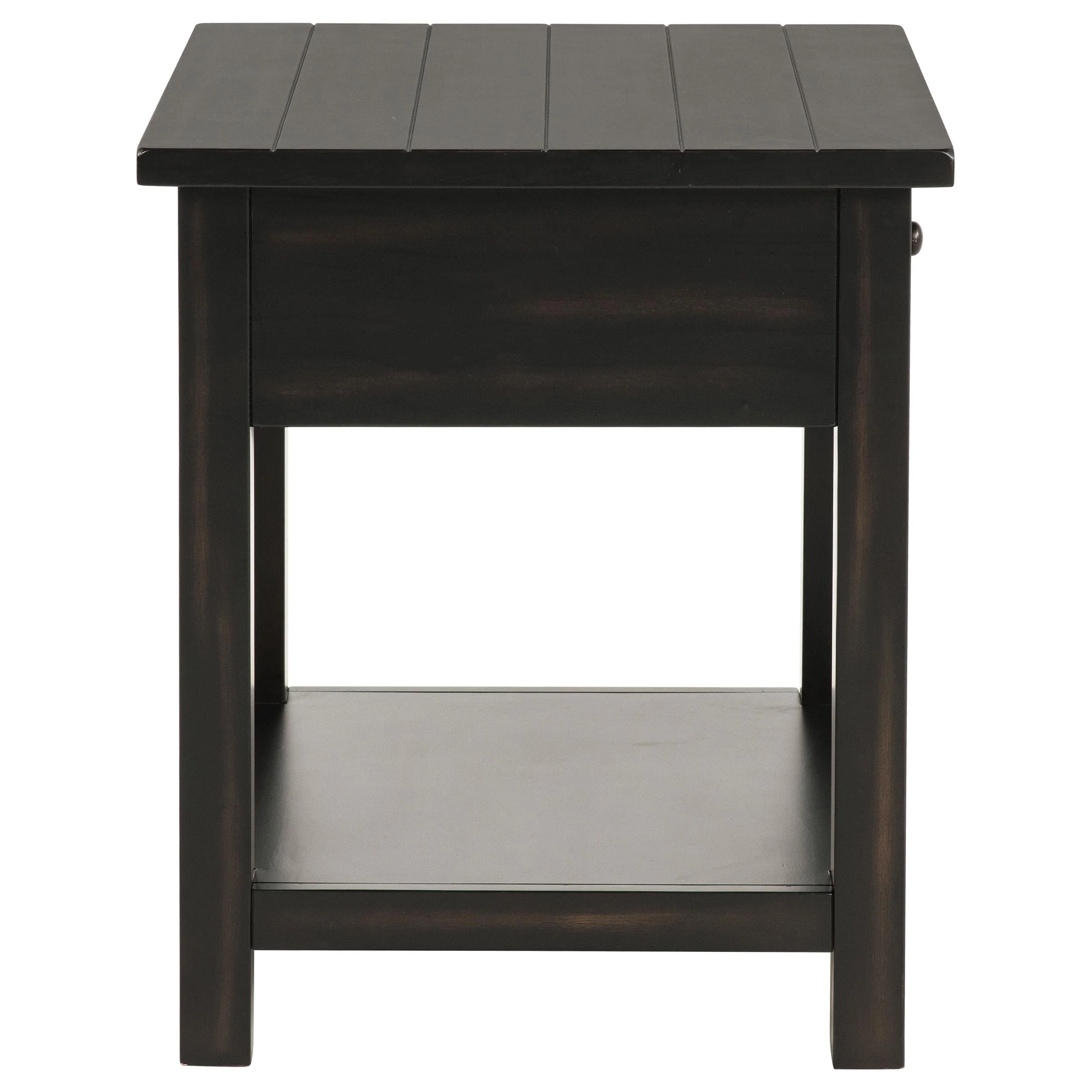 Payne Distressed Java 2-Piece Coffee and 1-Drawer End Table Set - Image 5