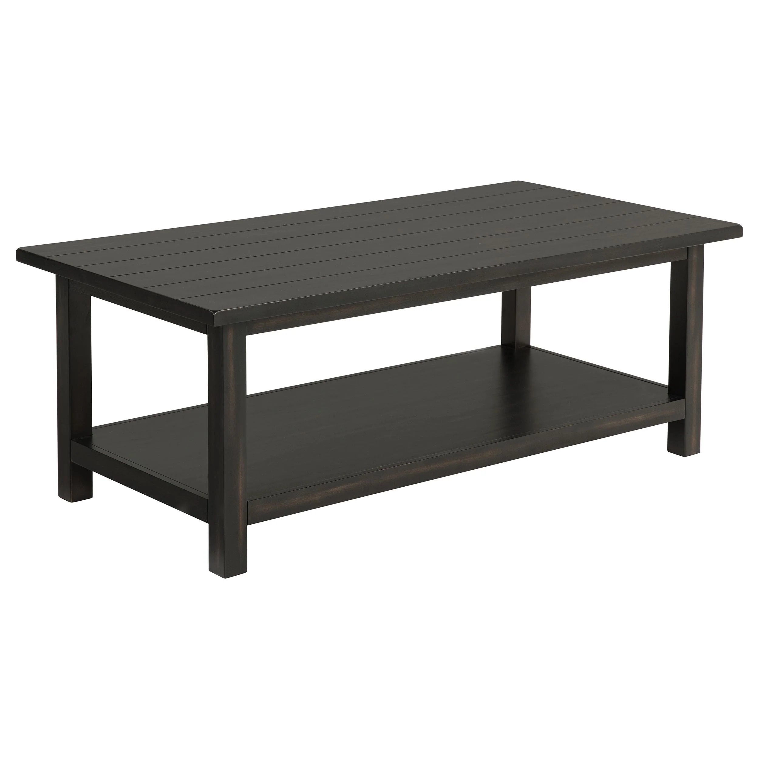 Payne Distressed Java 3-Piece Coffee and End Table Set - Image 6