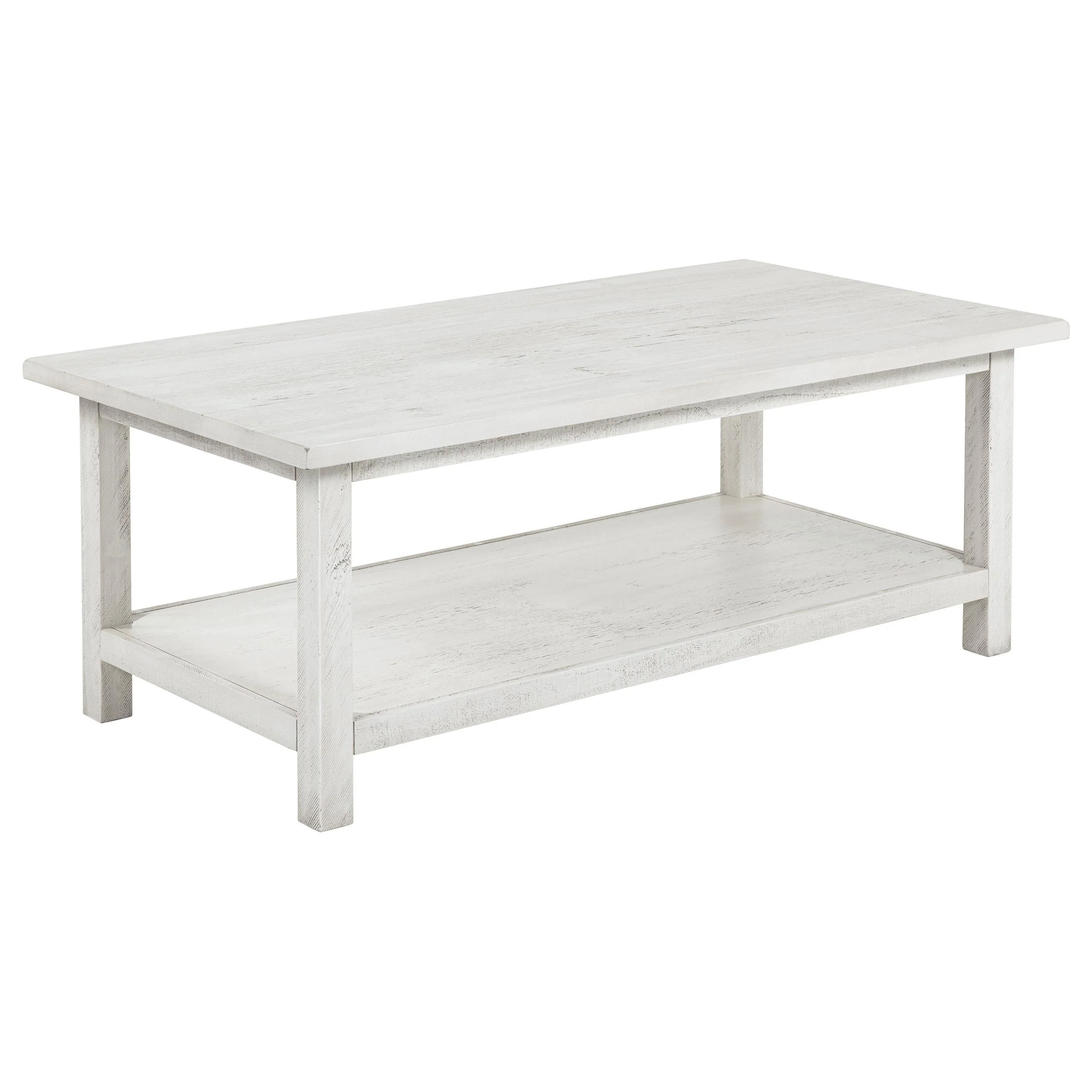 Payne Distressed White 2-Piece Coffee and End Table Set - Image 6