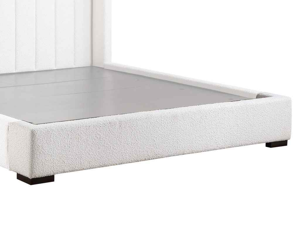 Pearson Cream Velvet King Bed - Image 8