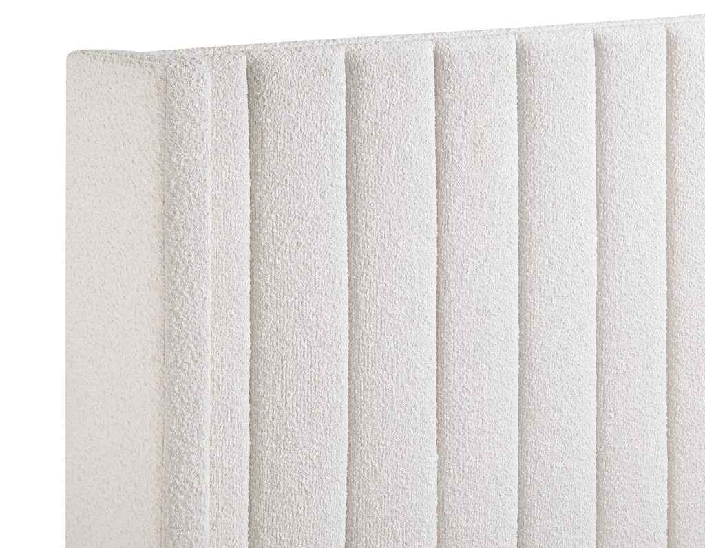 Pearson Cream Velvet King Bed - Image 9