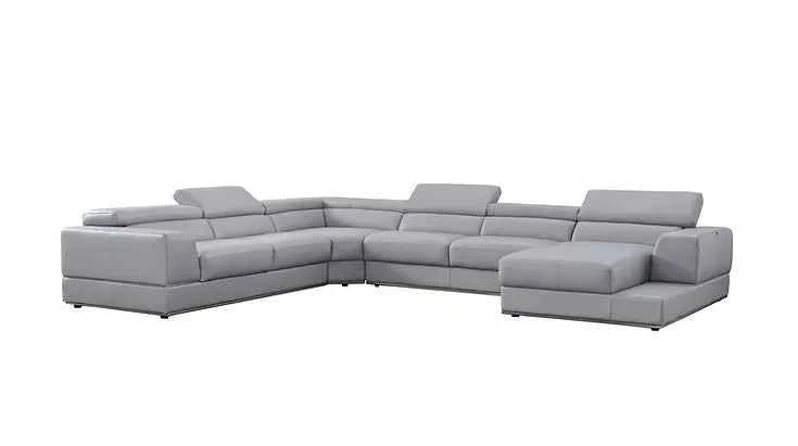 Pella LT. Grey Right Arm Facing (RAF) Power Reclining Sectional - Image 2