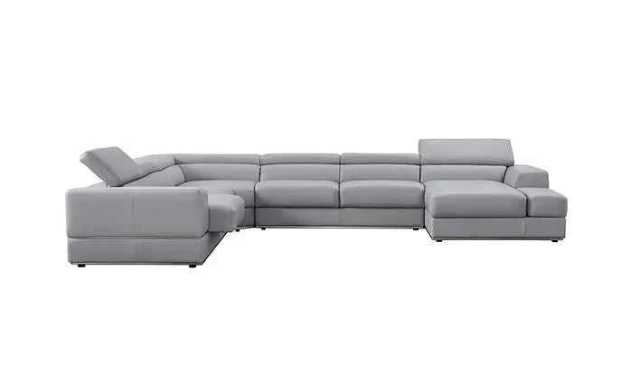 Pella LT. Grey Right Arm Facing (RAF) Power Reclining Sectional - Image 6