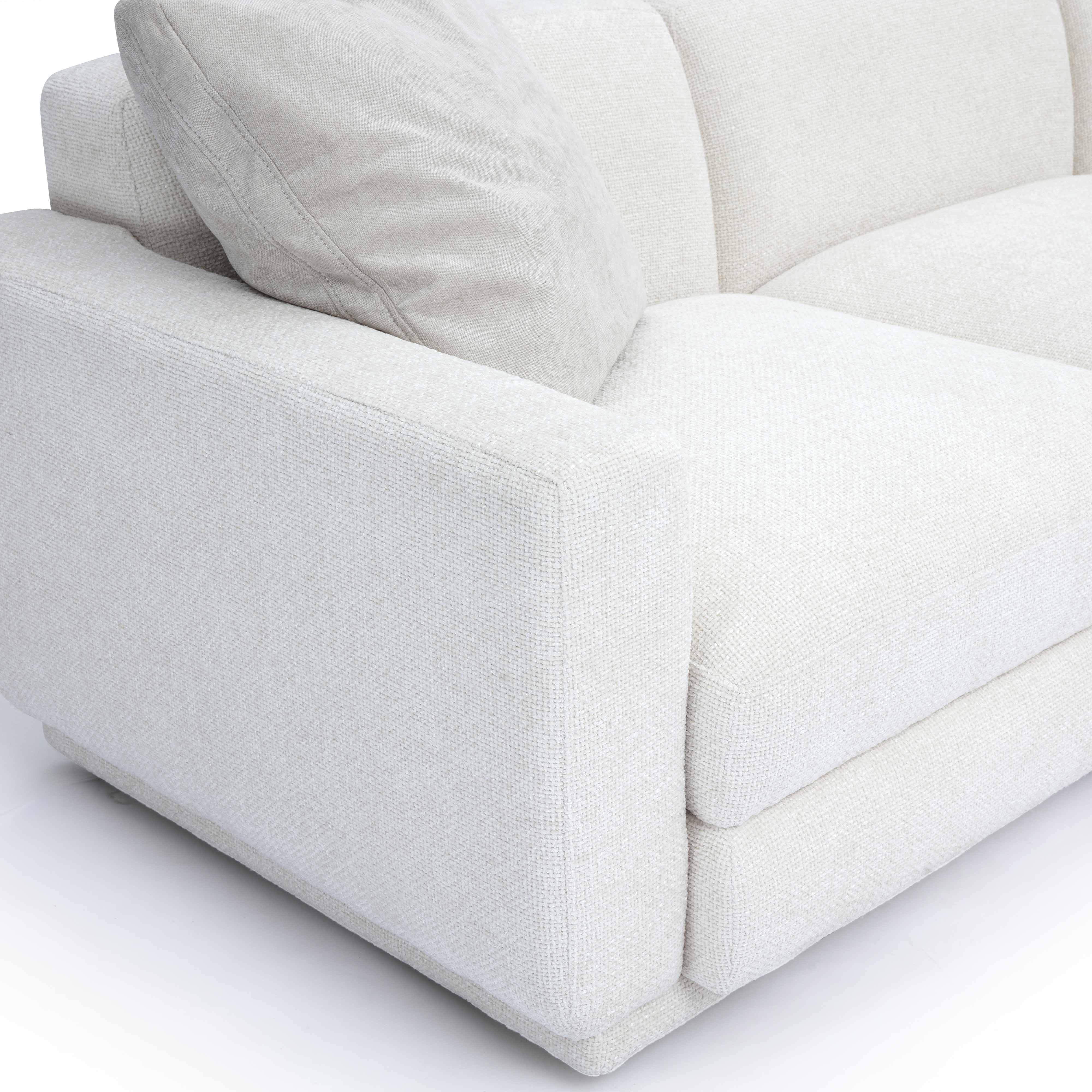 Perry 8-Piece Cream Chenille Modular Large U-Sectional - Image 5