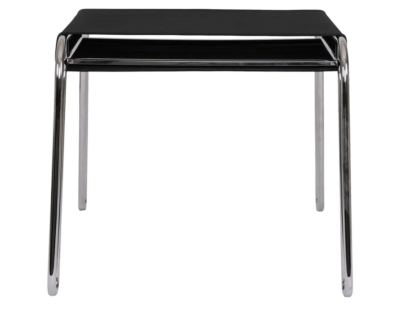Petra Leather Stool - Black Leather - Image 4