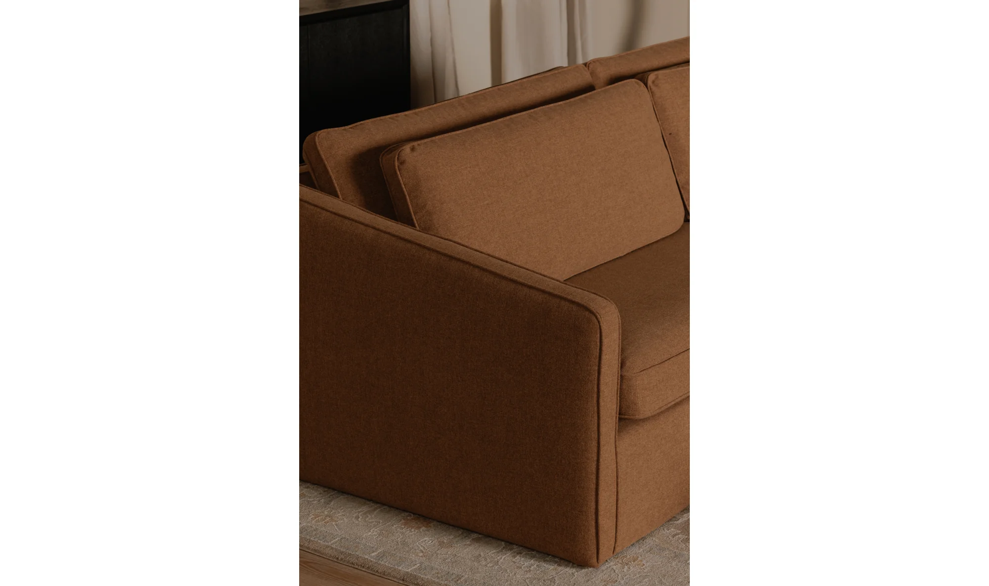 Phoebe Sofa Rust - Image 11