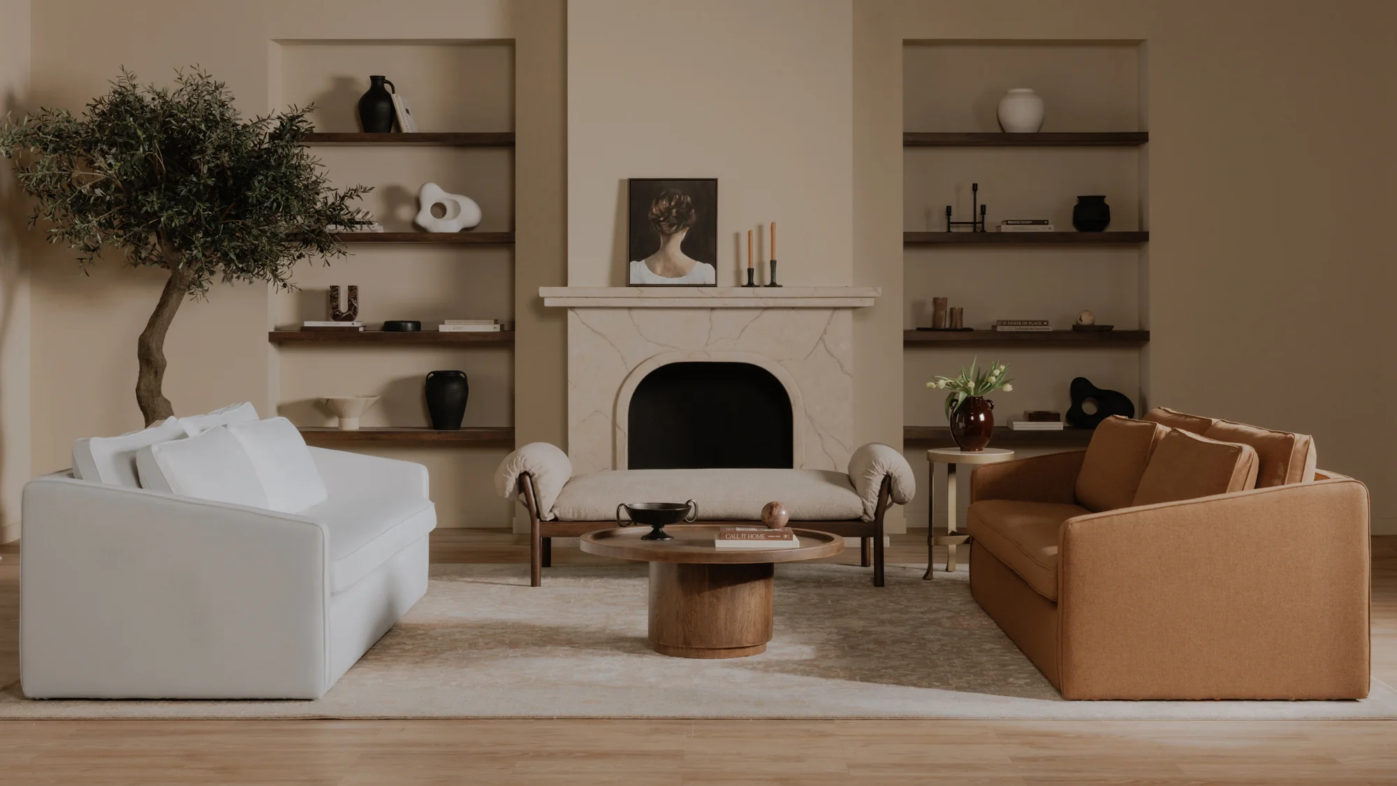 Phoebe Sofa Rust - Image 12