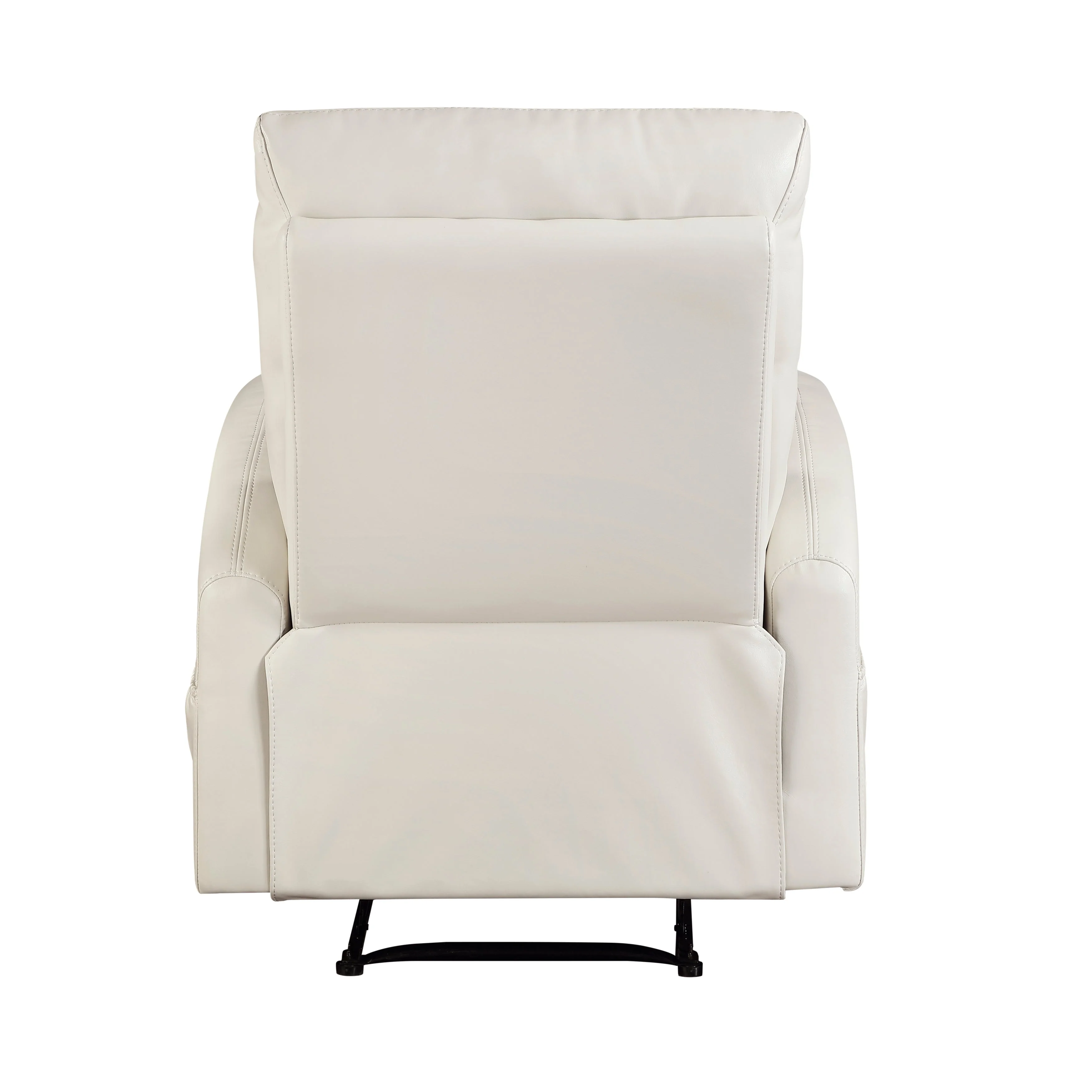 Phyllis Light Gray Double Reclining Loveseat with Center Console - Image 24