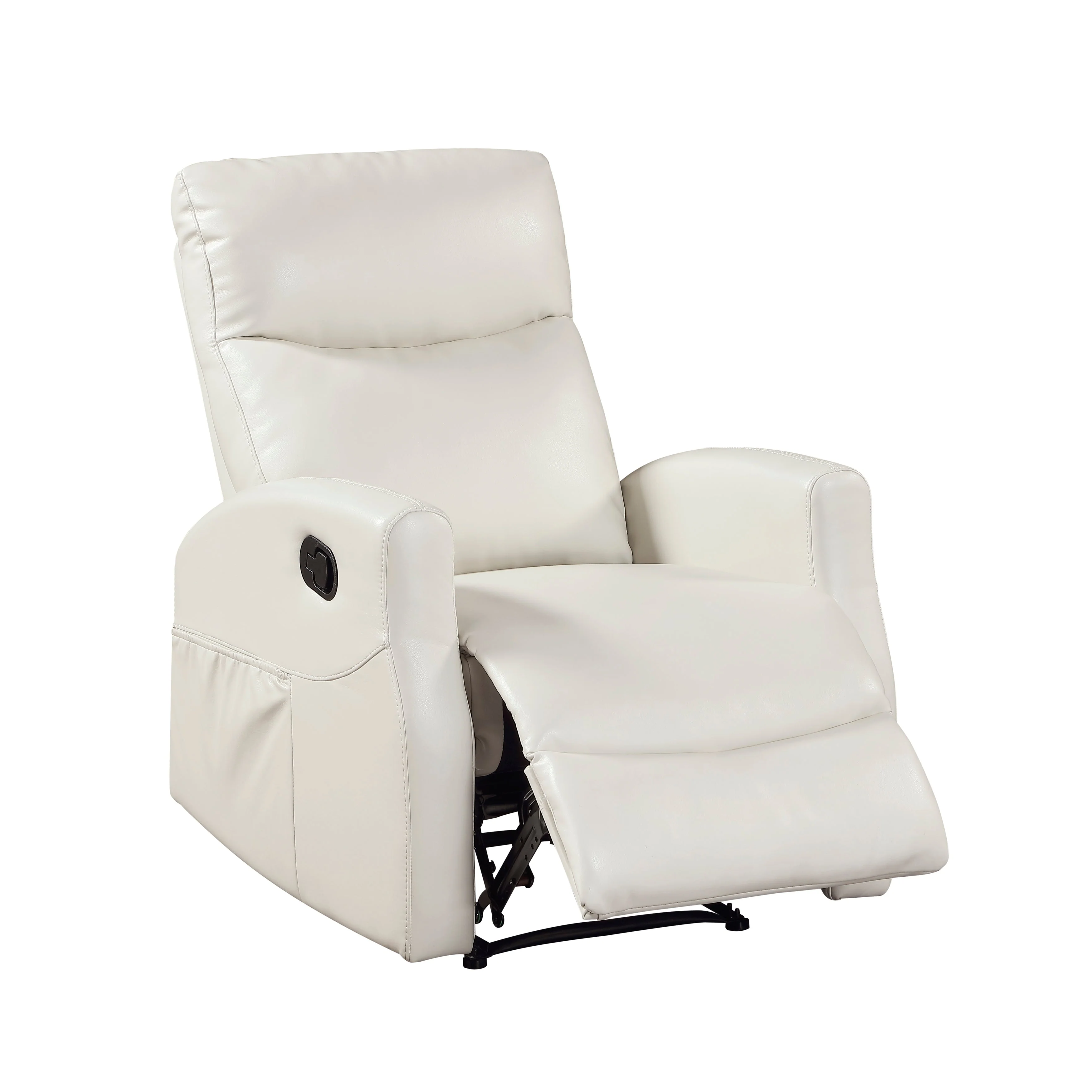 Phyllis Light Gray Double Reclining Loveseat with Center Console - Image 25