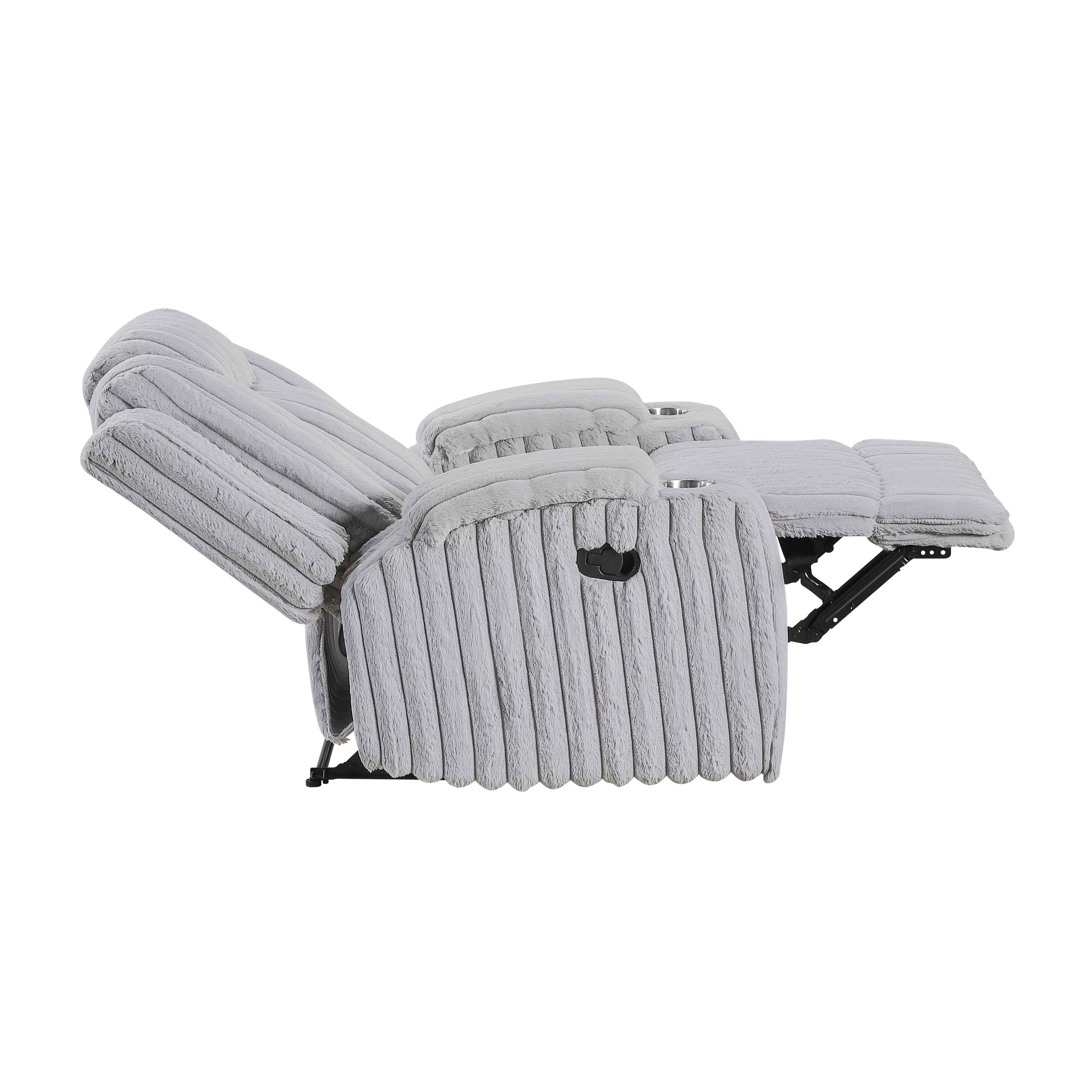 Phyllis Light Gray Reclining Chair - Image 10