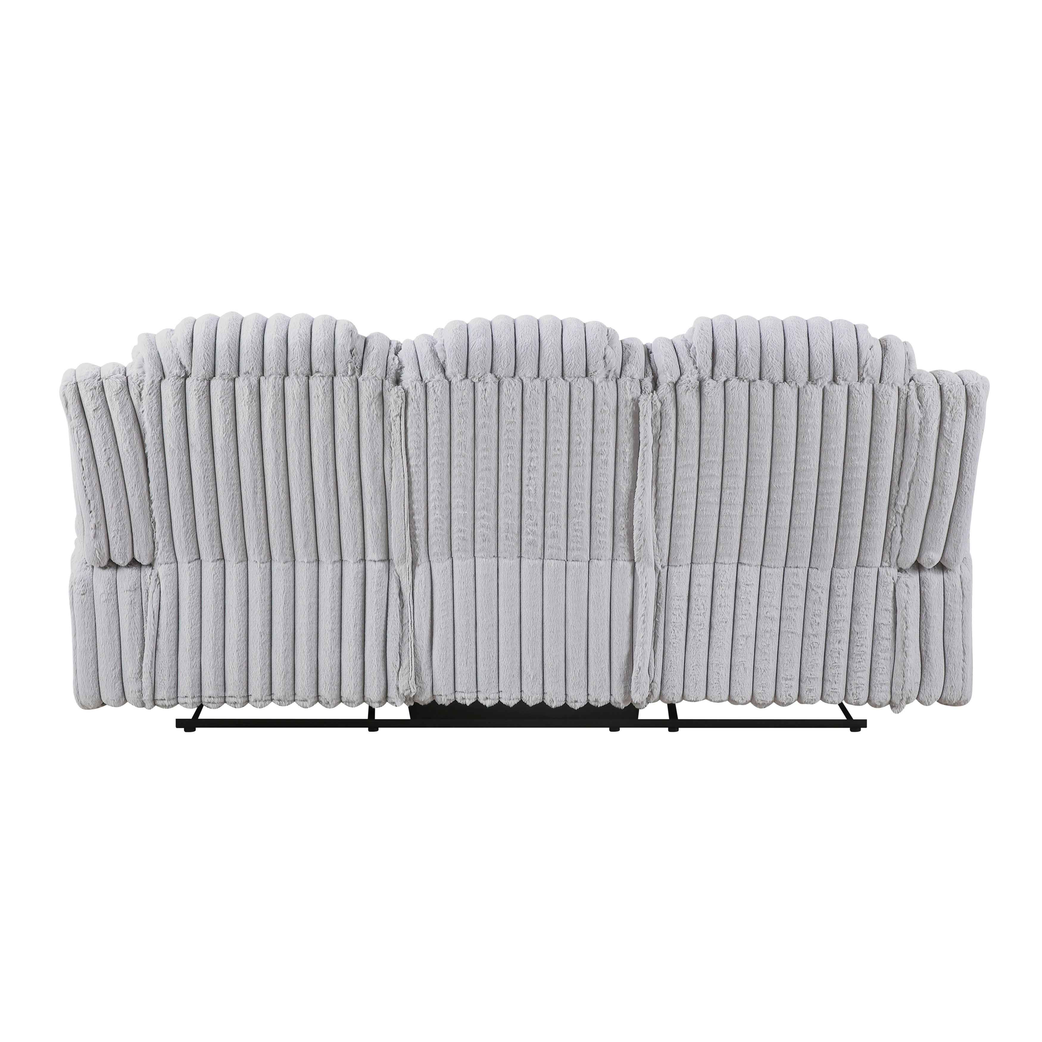 Phyllis Light Gray Reclining Living Room Set - Image 4