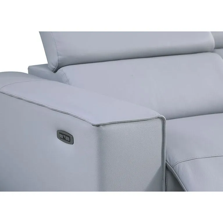 Picasso Light Blue 7-Piece 3-Power Reclining Sectional - Image 10