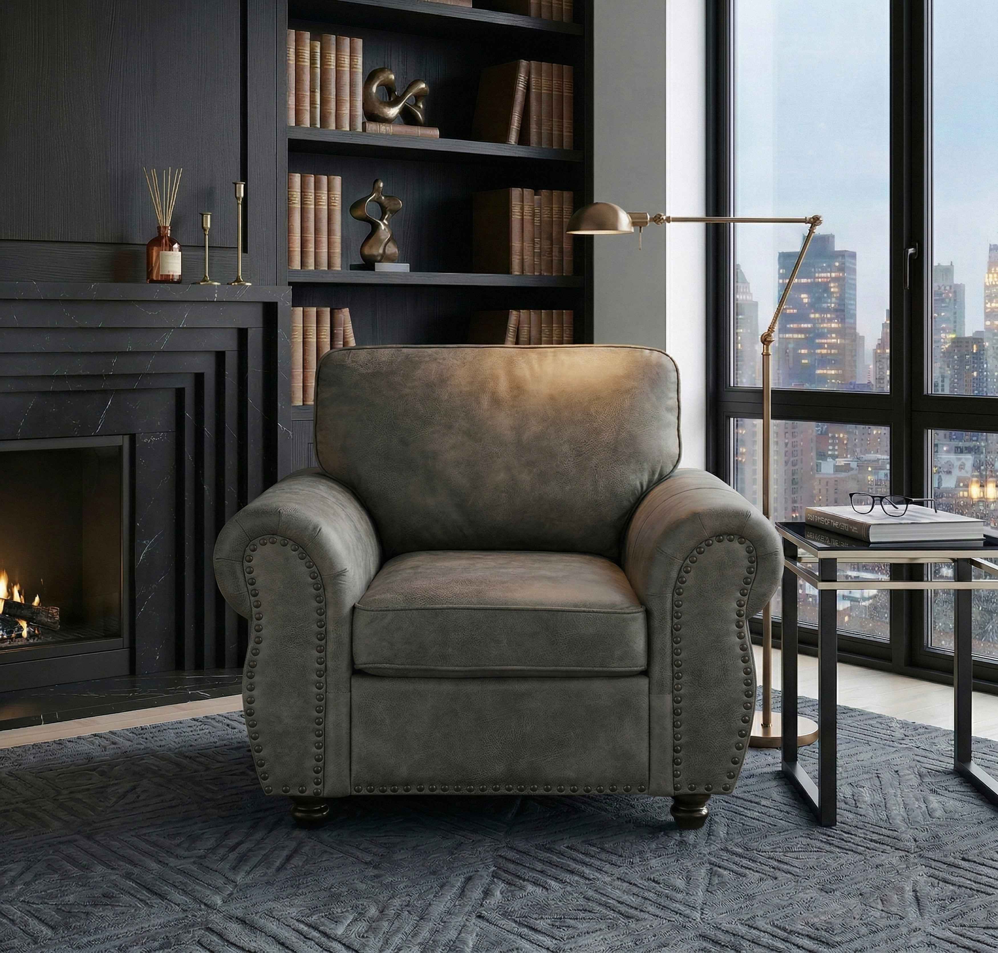 Pinnacle Pewter Chair - Image 10