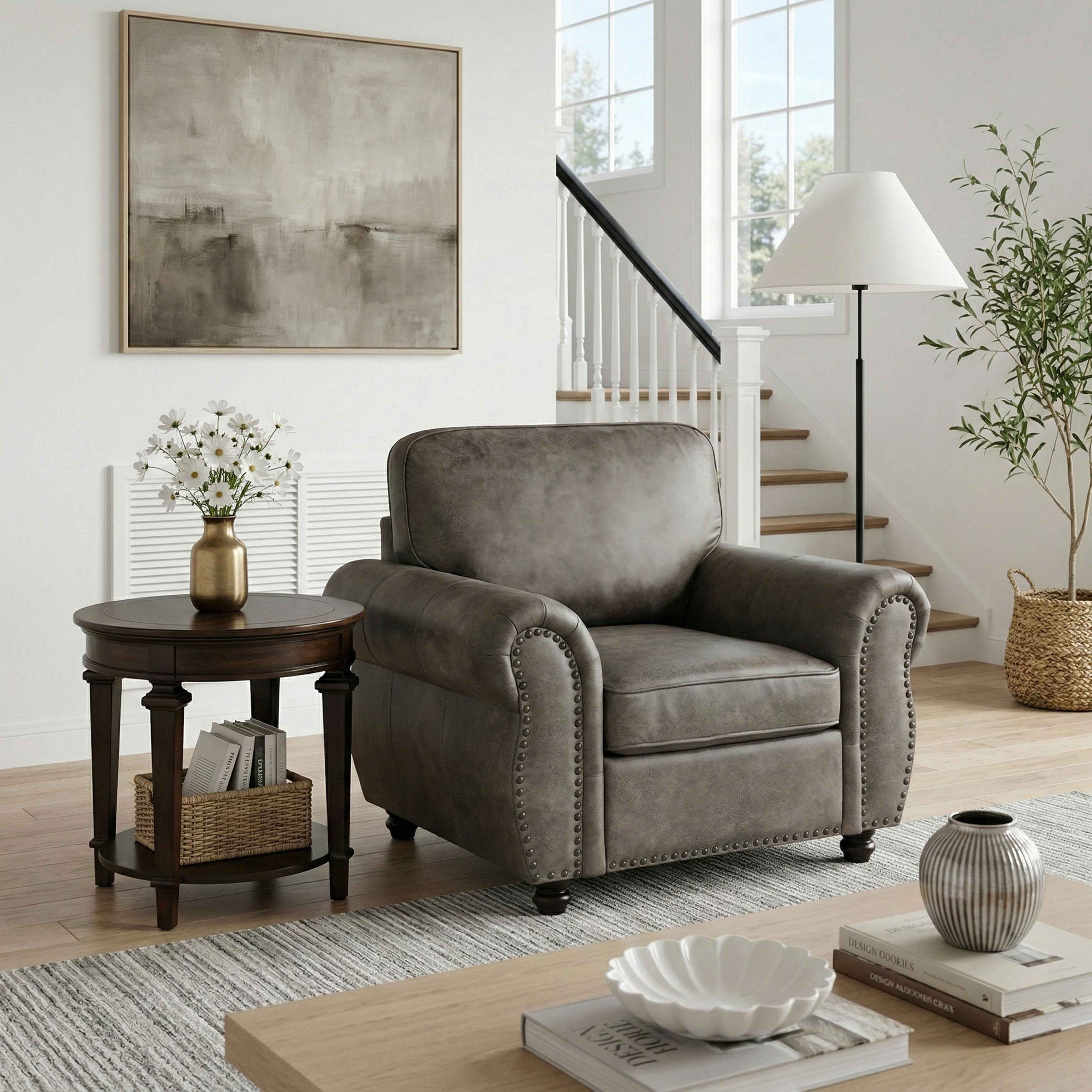 Pinnacle Pewter Chair - Image 13