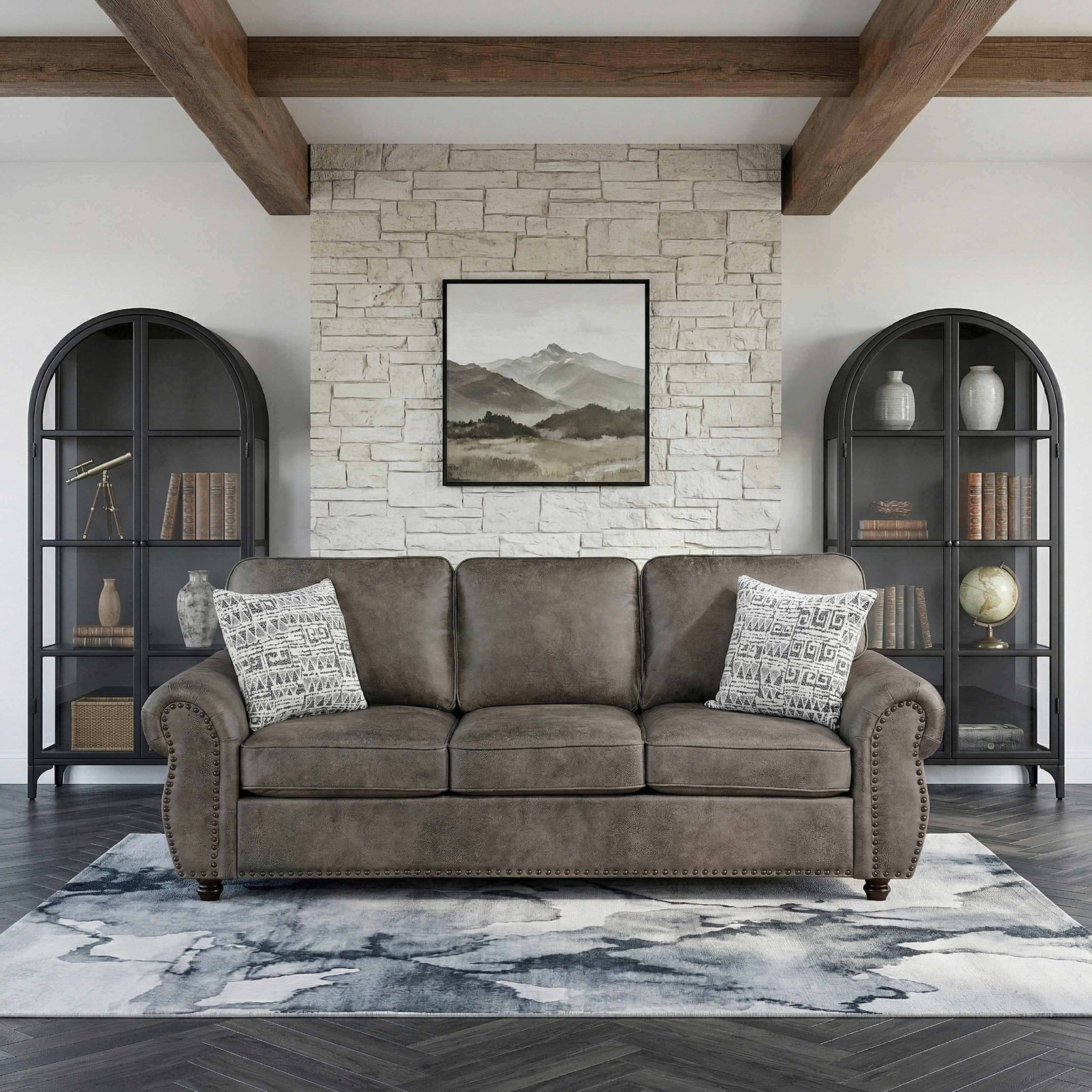 Pinnacle Pewter Living Room Set - Image 17
