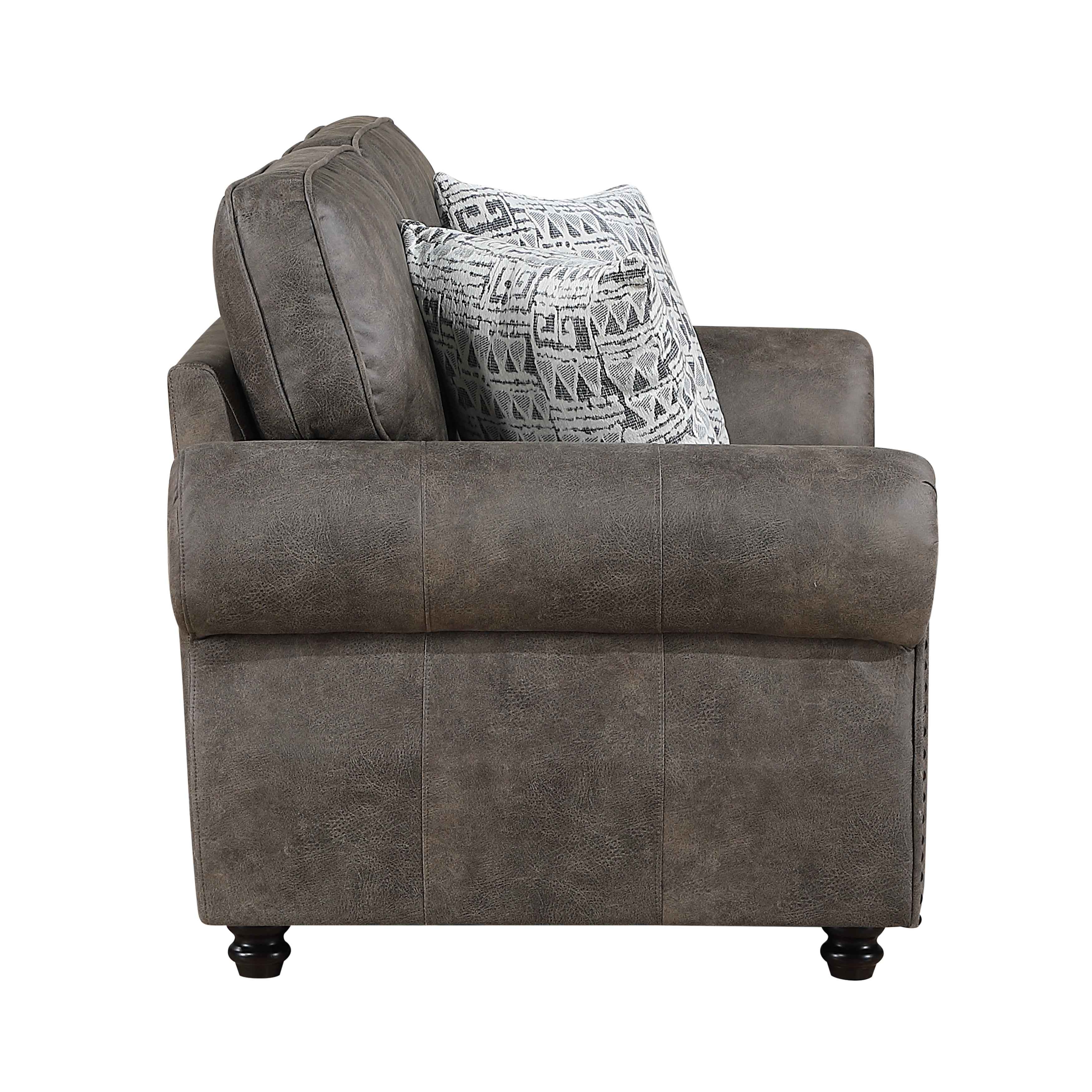 Pinnacle Pewter Loveseat - Image 3