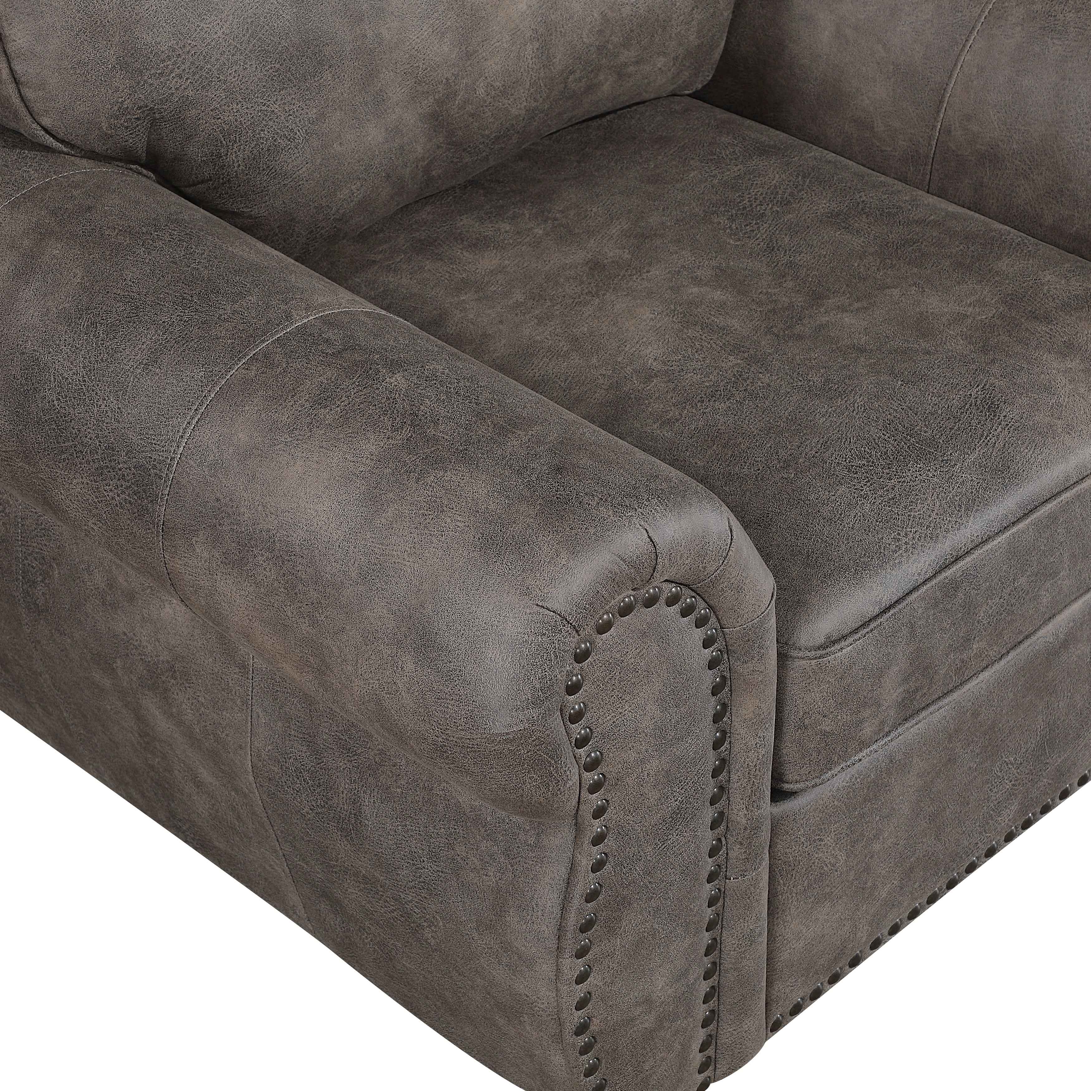 Pinnacle Pewter Loveseat - Image 6