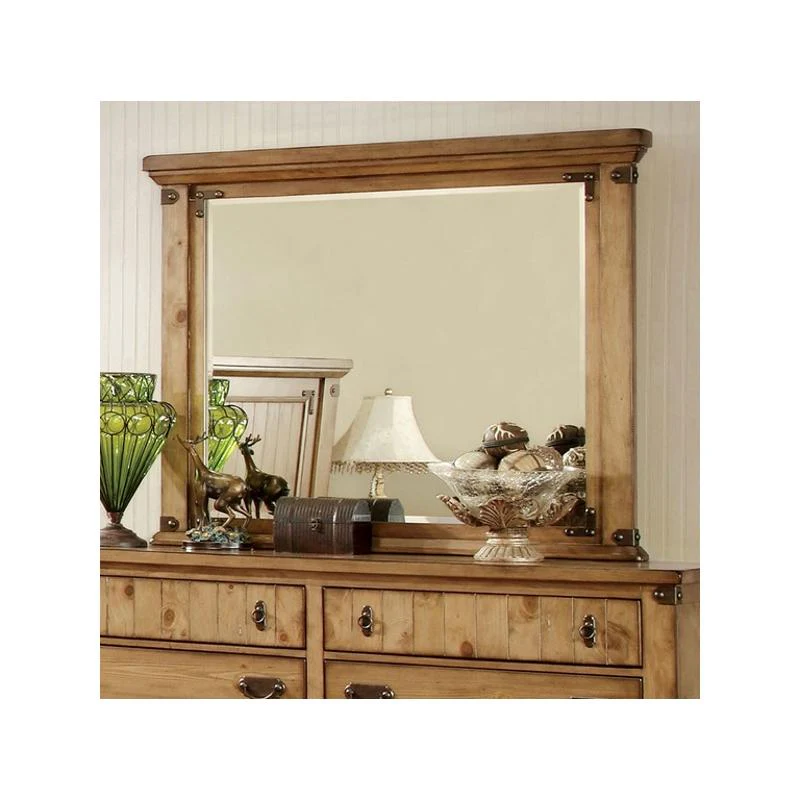 Pioneer Weathered Elm Mirror