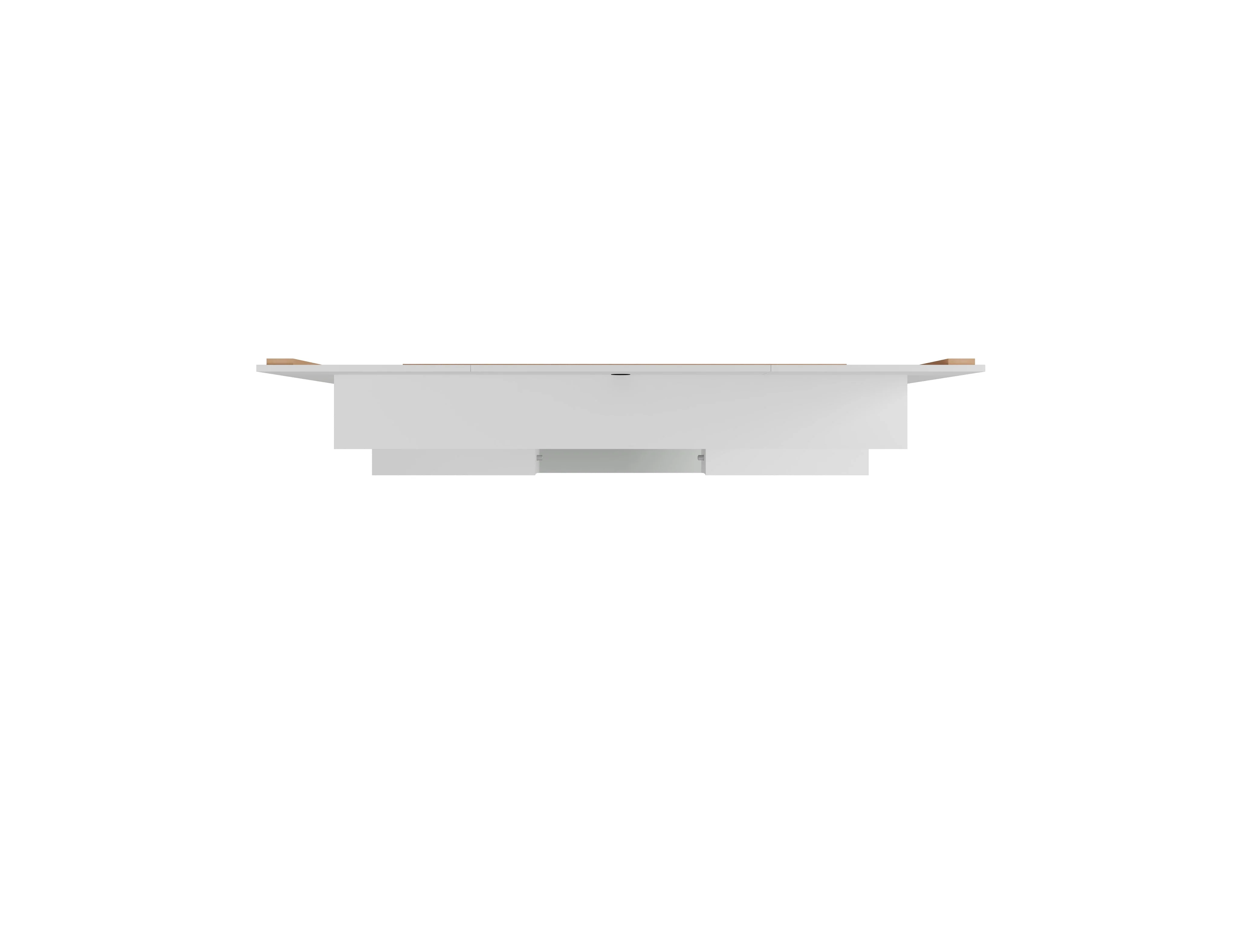 Plaza 64.25 Floating Entertainment Center in White - Image 7