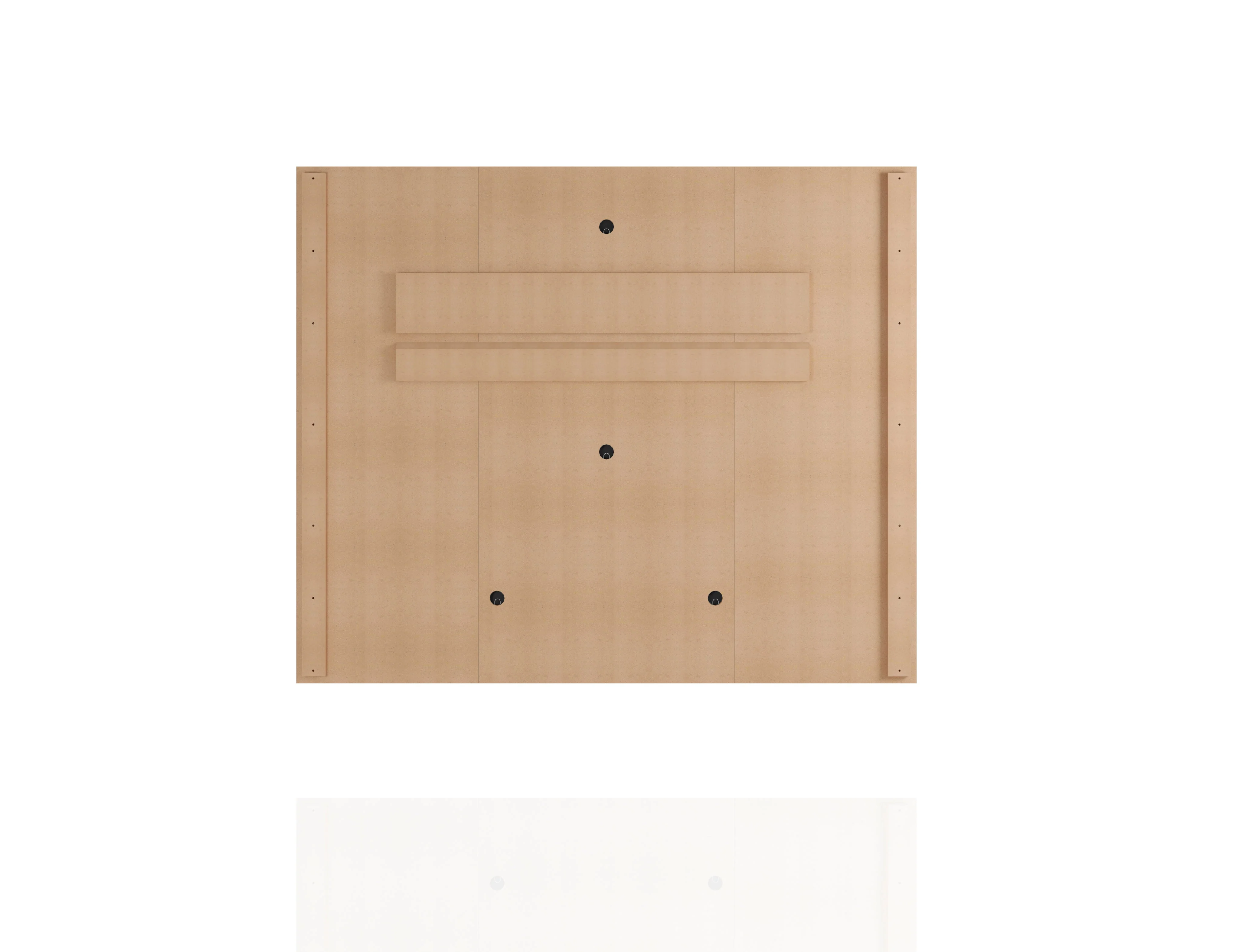 Plaza 64.25 Floating Entertainment Center in White - Image 8