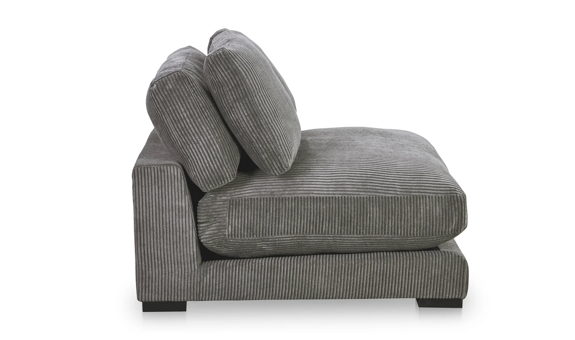 Plunge Slipper Chair - Charcoal - Image 3