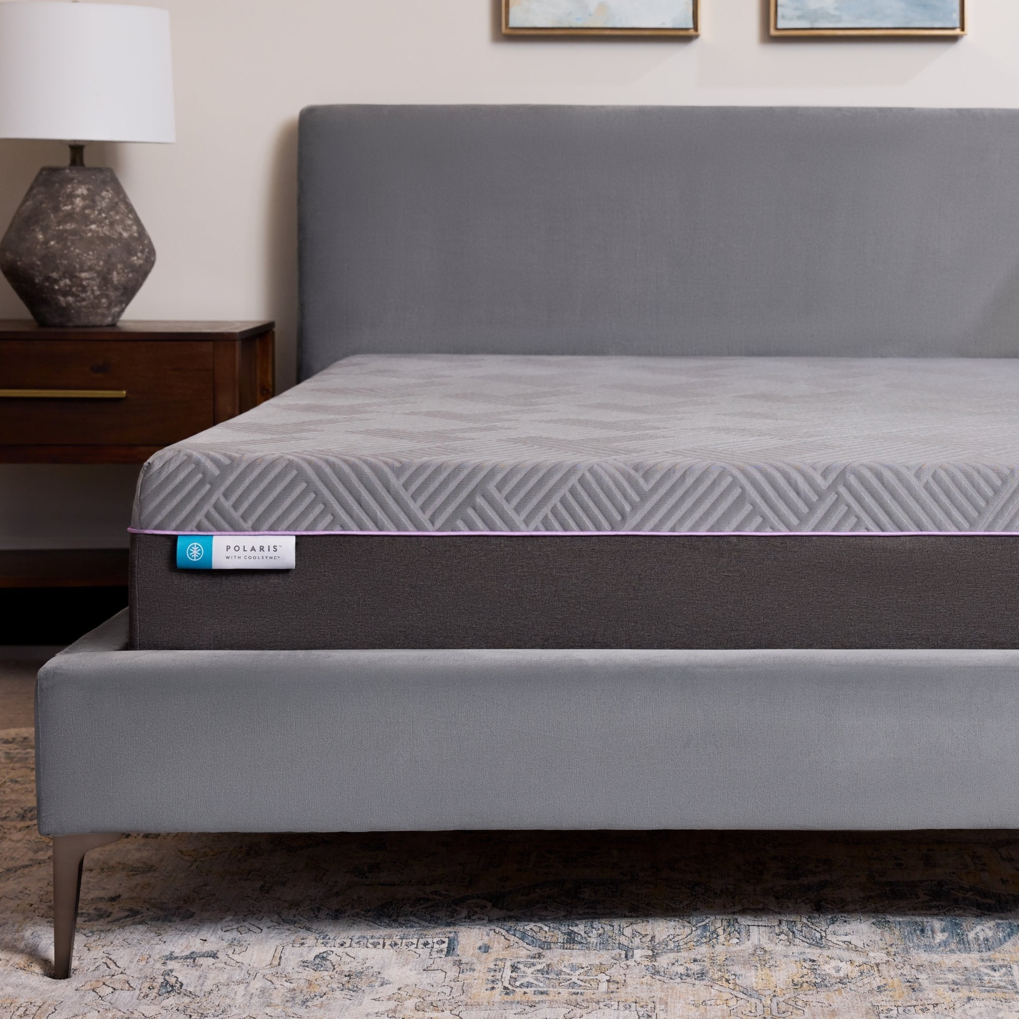 Polaris Coolysnc Gray King Mattress - Image 6