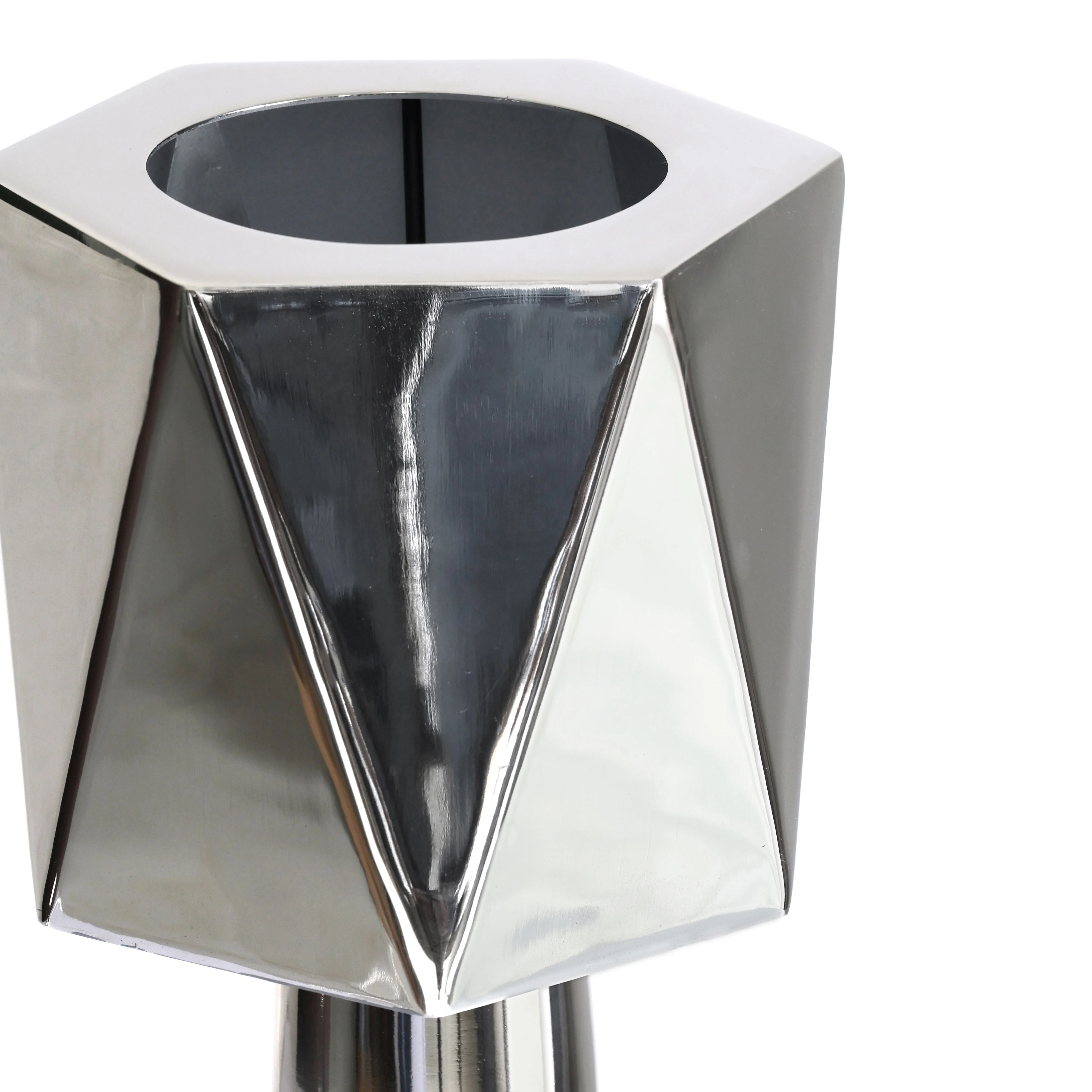 Polished Nickel Table Lamp - Image 4