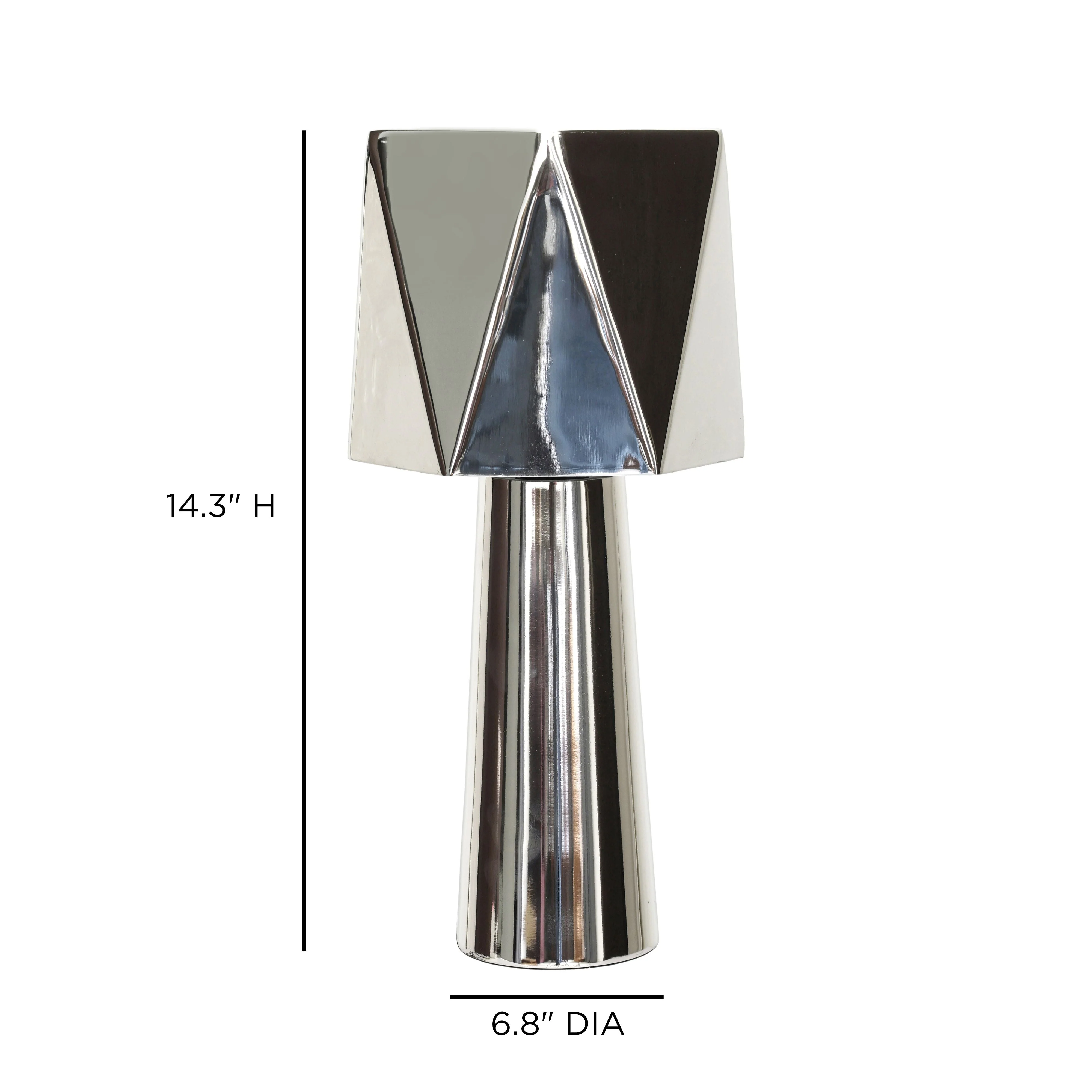 Polished Nickel Table Lamp - Image 5