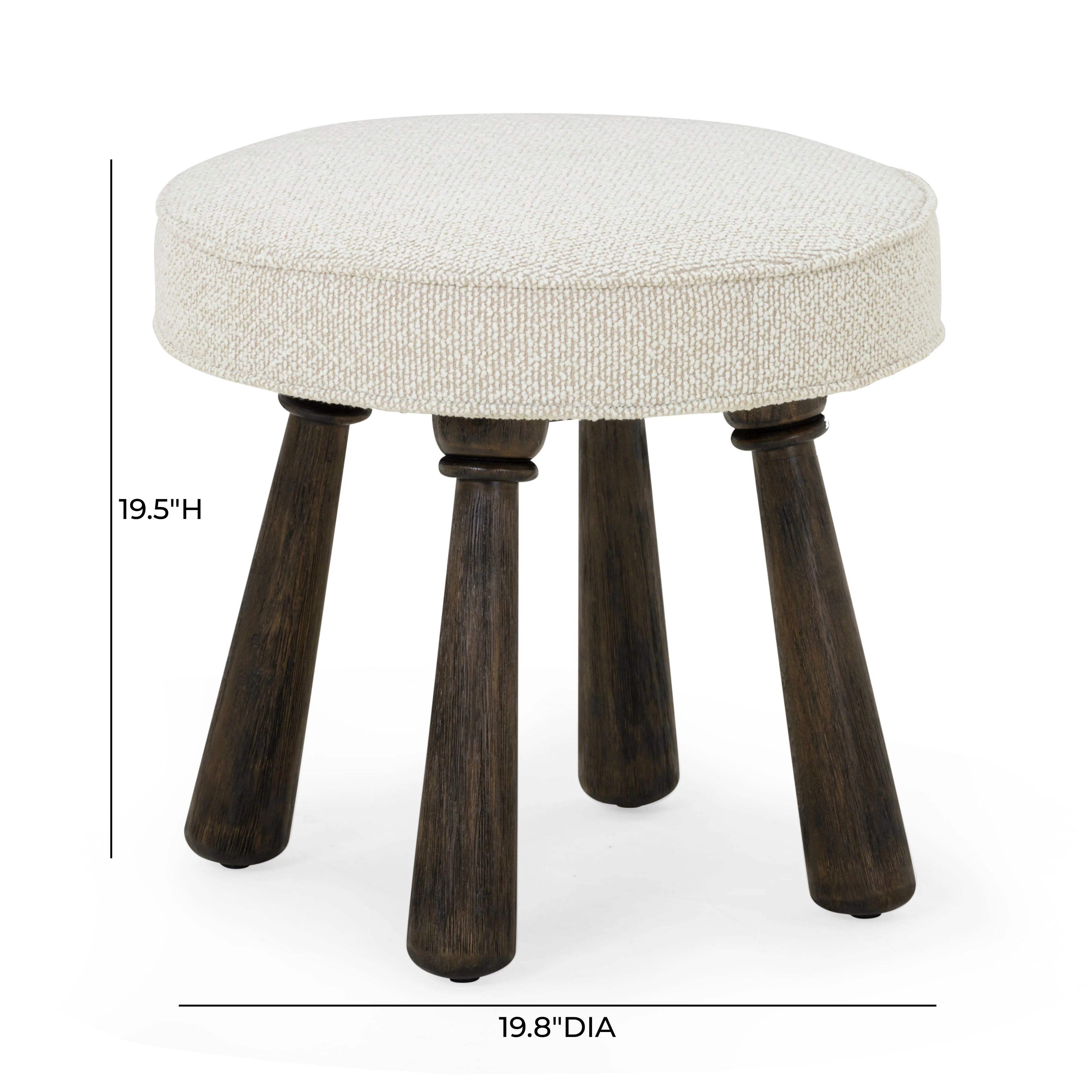 Pookie Boucle Stool - Image 5