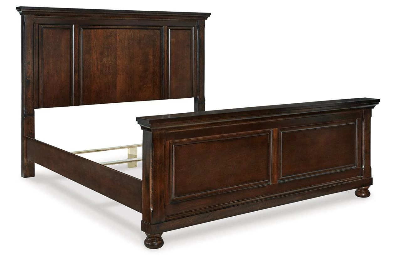 Porter Rustic Brown King Panel Bed - Image 2