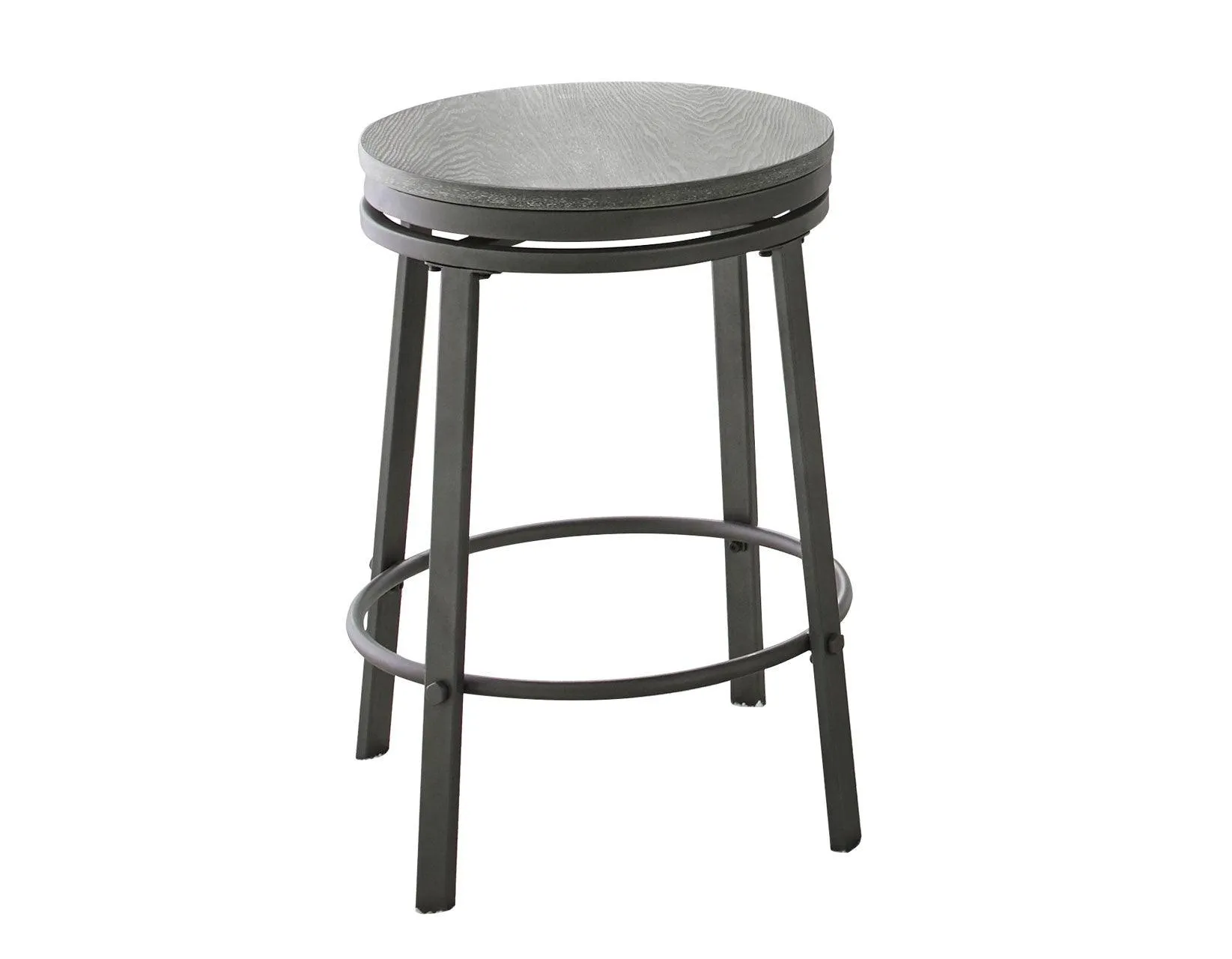 Portland 24″ Backless Counter Stool, Swivel, Set of 2 - Image 2