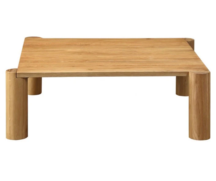 Post Coffee Table White Oak