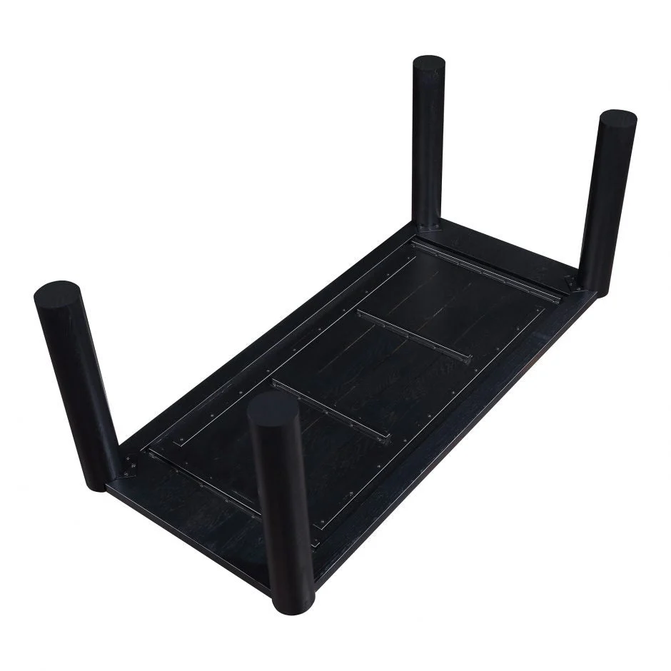 Post Dining Table - Oak Black - Image 6