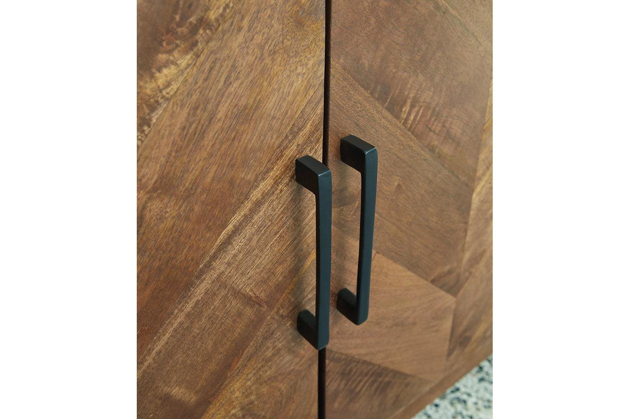 Prattville Brown Accent Cabinet - Image 6