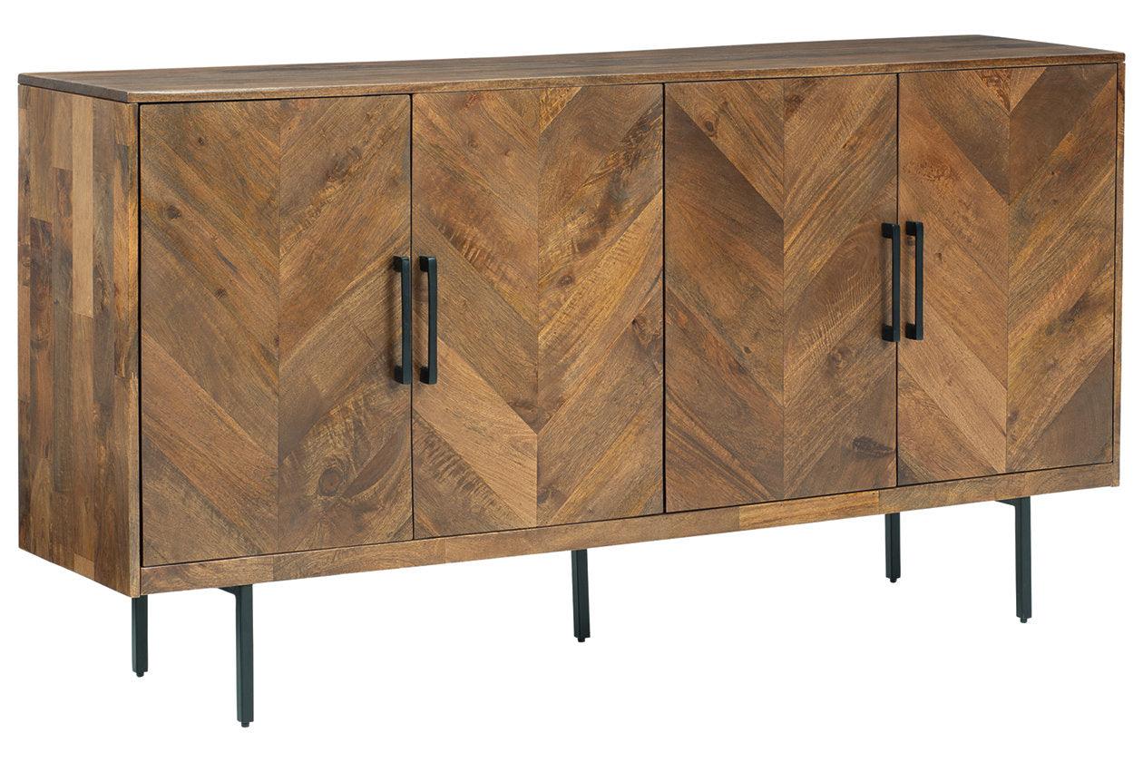 Prattville Brown Accent Cabinet - Image 8