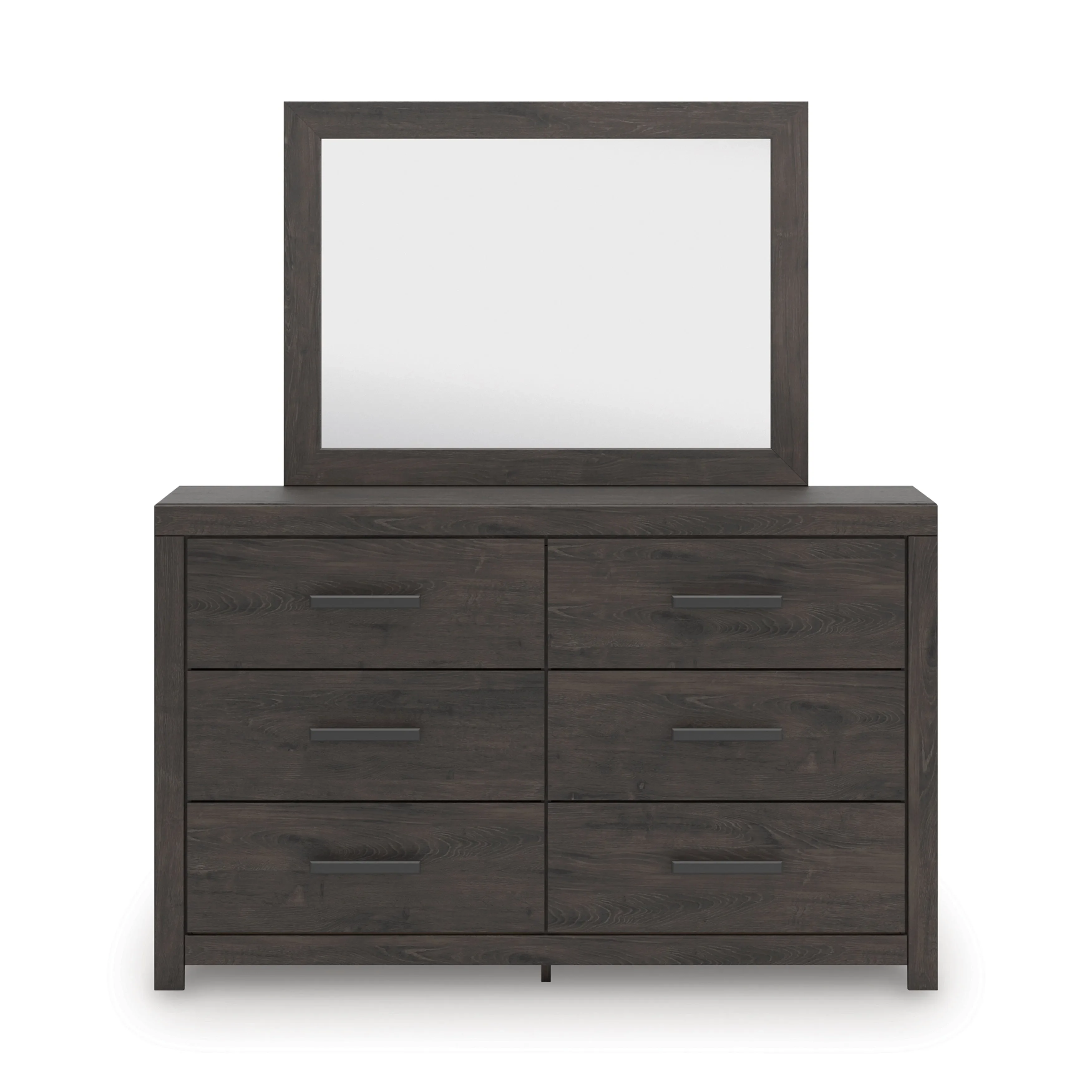 Prendonea Charcoal Bedroom Mirror (Mirror Only)
