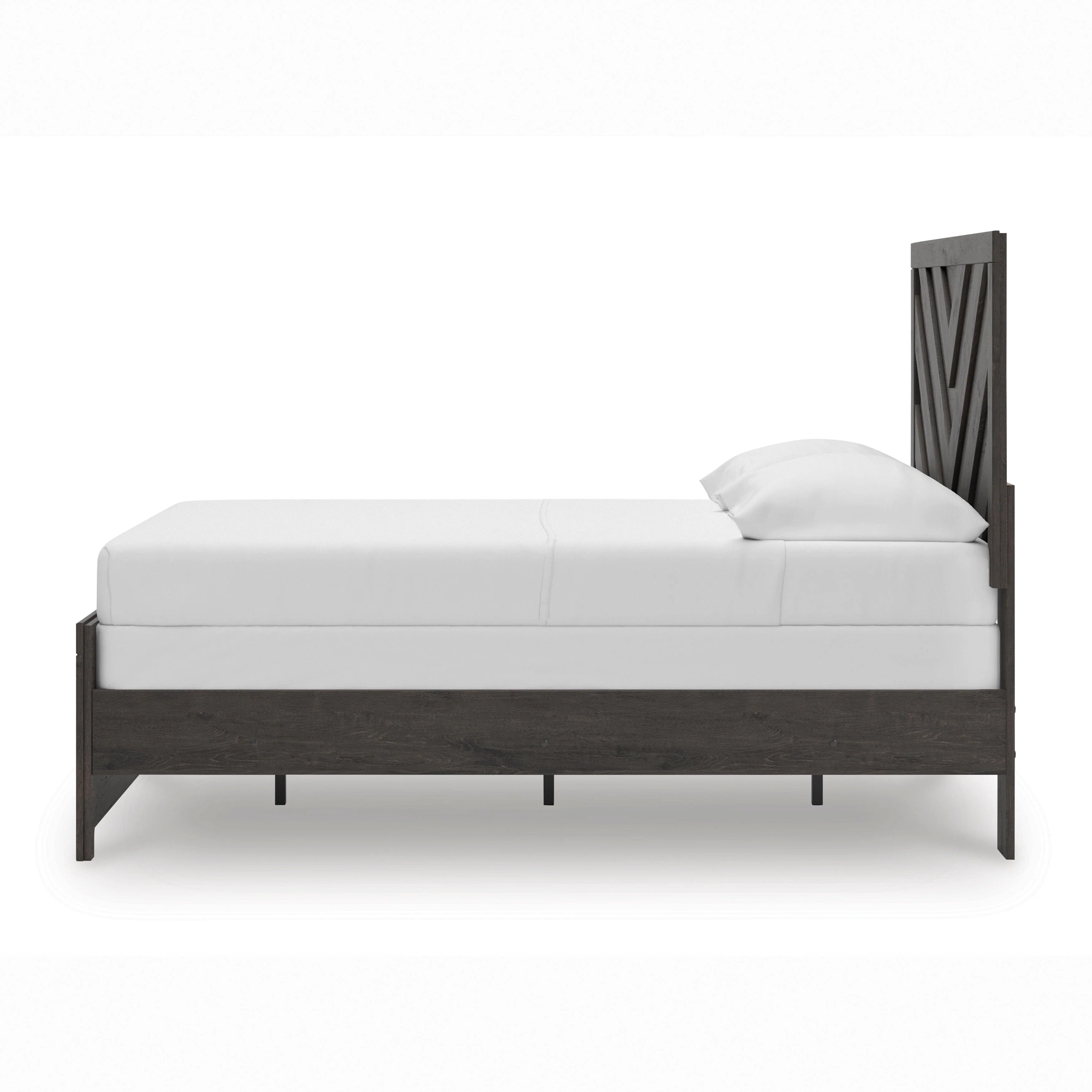Prendonea Charcoal Full Panel Bed - Image 12