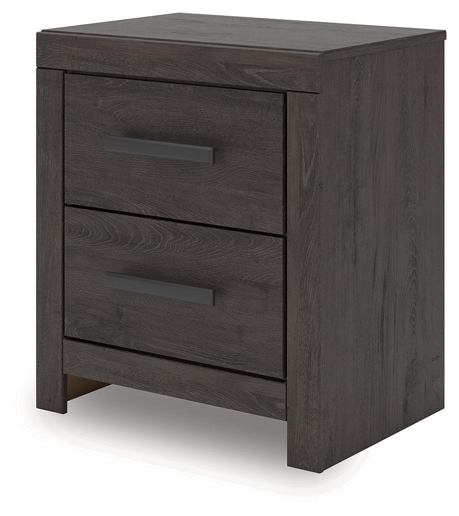 Prendonea Charcoal Nightstand - Image 2